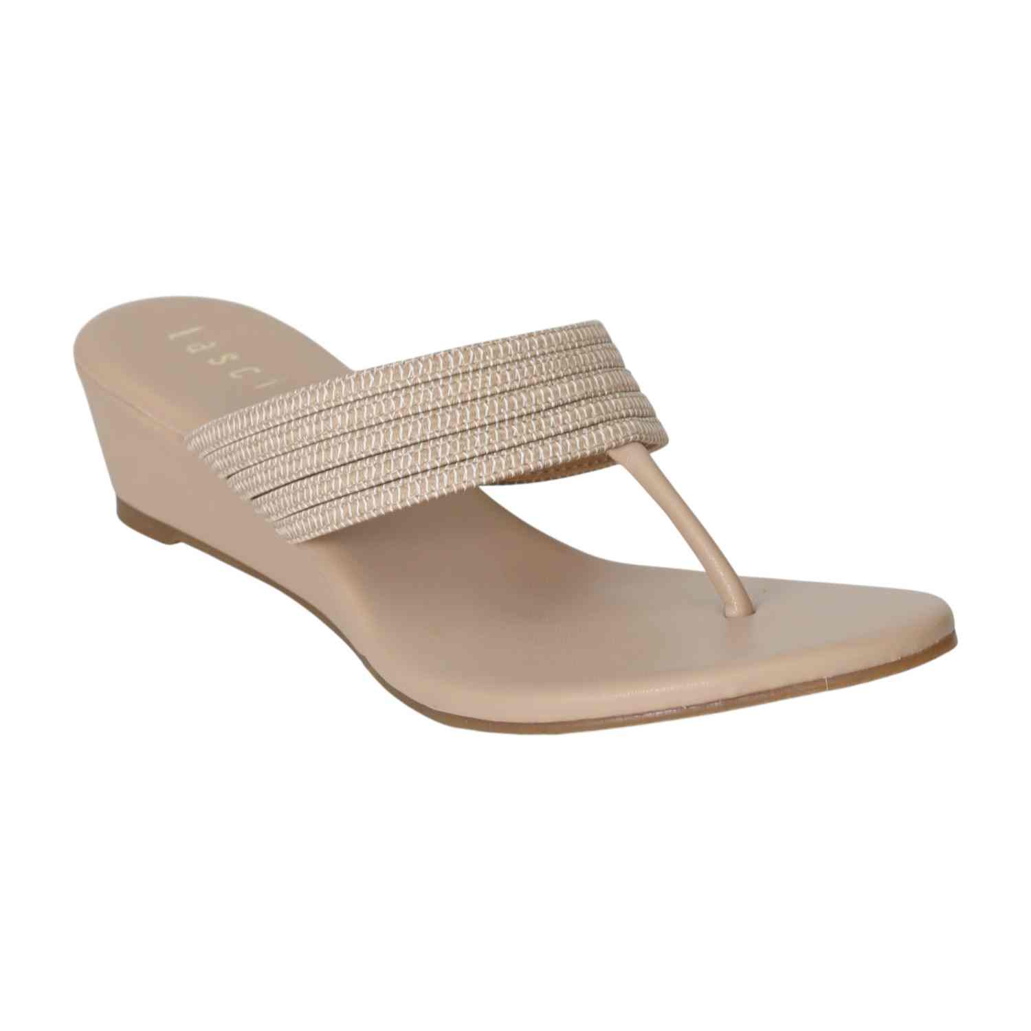 Women Beige Bliss Comfort Heels