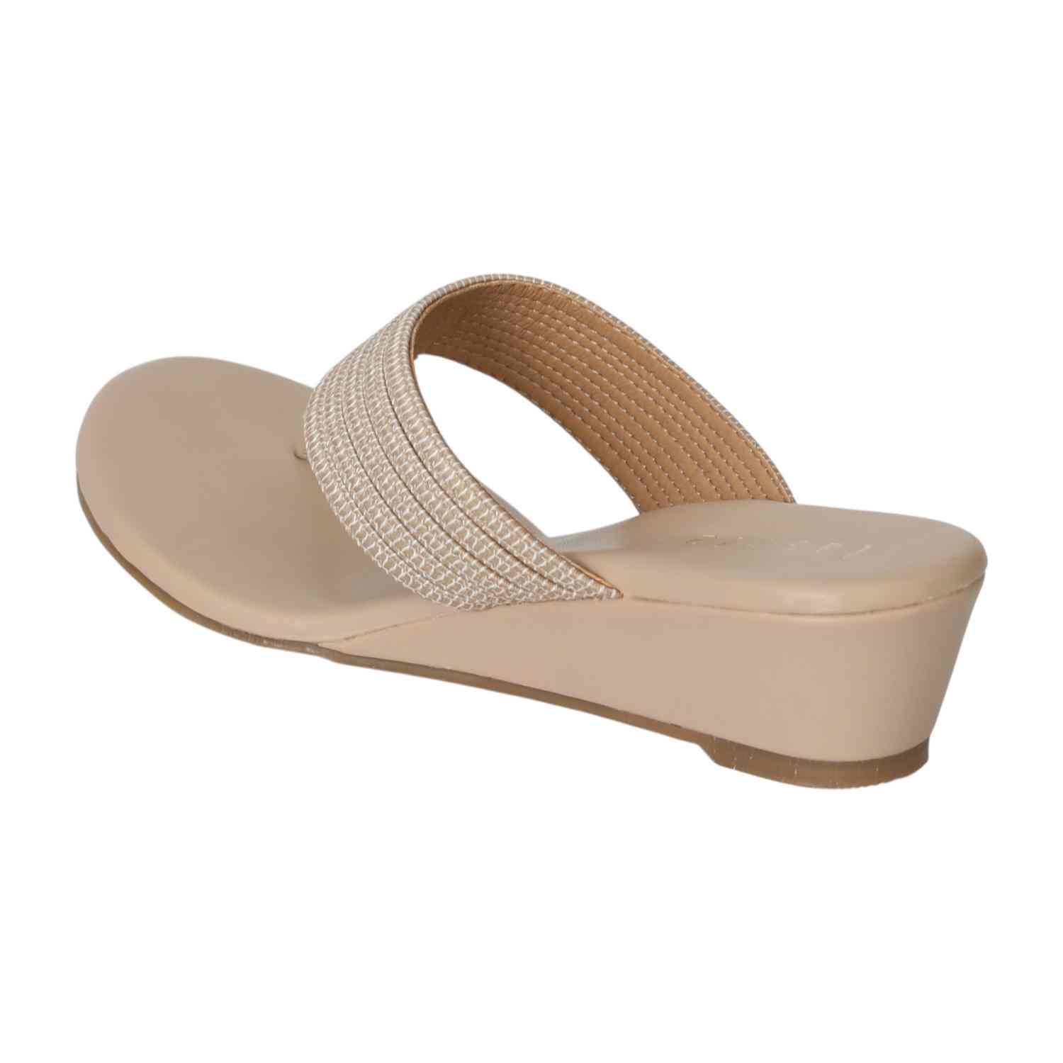 Women Beige Bliss Comfort Heels