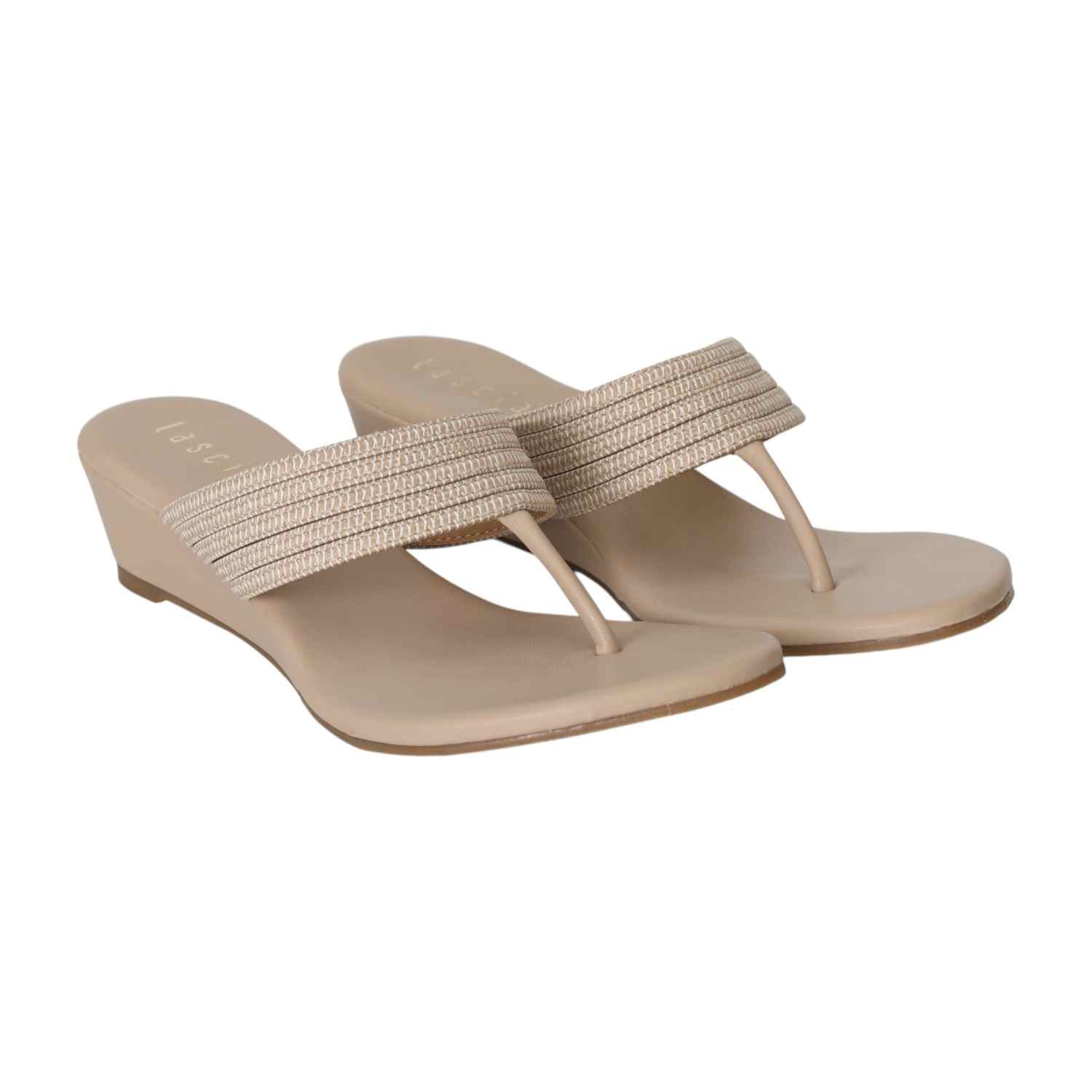 Women Beige Bliss Comfort Heels