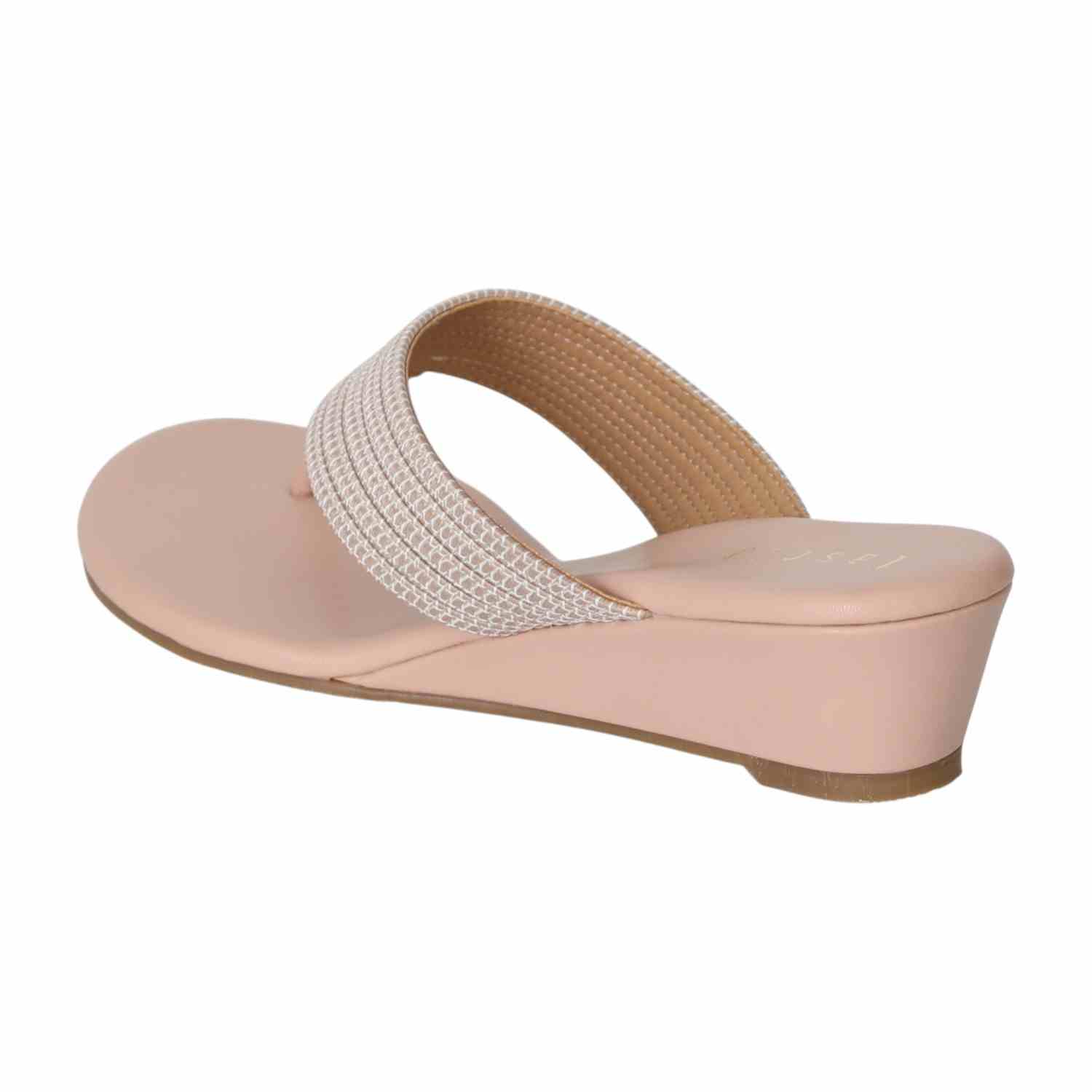 Women Blush Bloom Comfort Heels