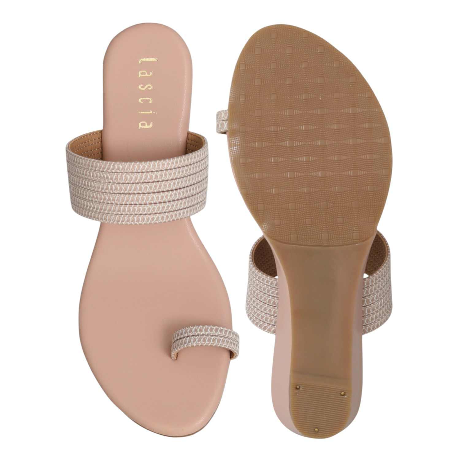Women's Peachy Whisper Toe Ring Flats