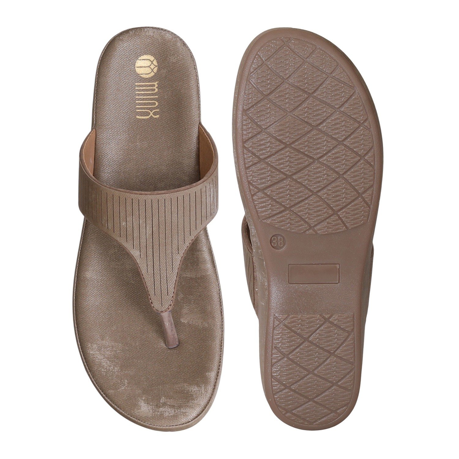Taupe Serenity Slides for Women