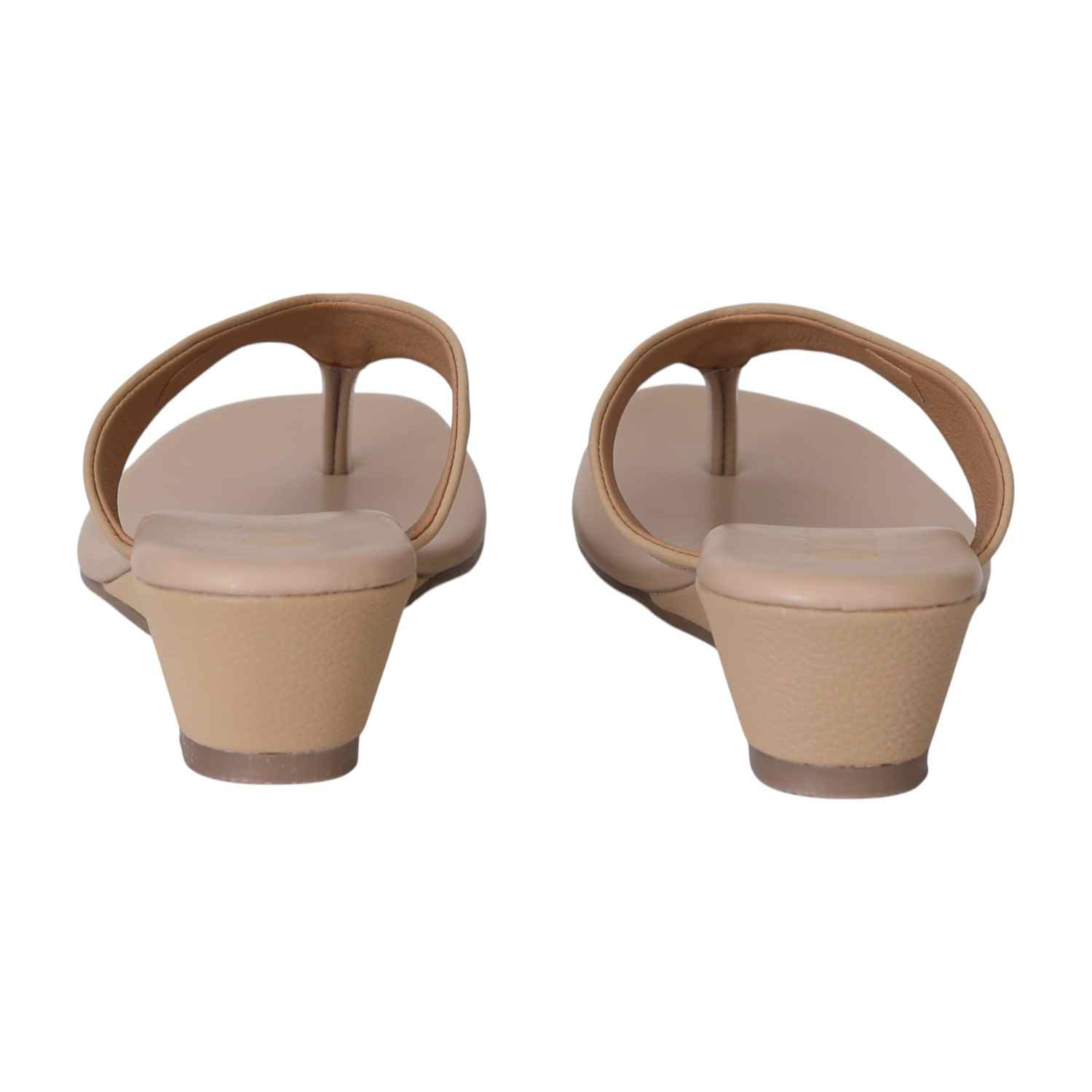 Beige Charm Wedges for Women