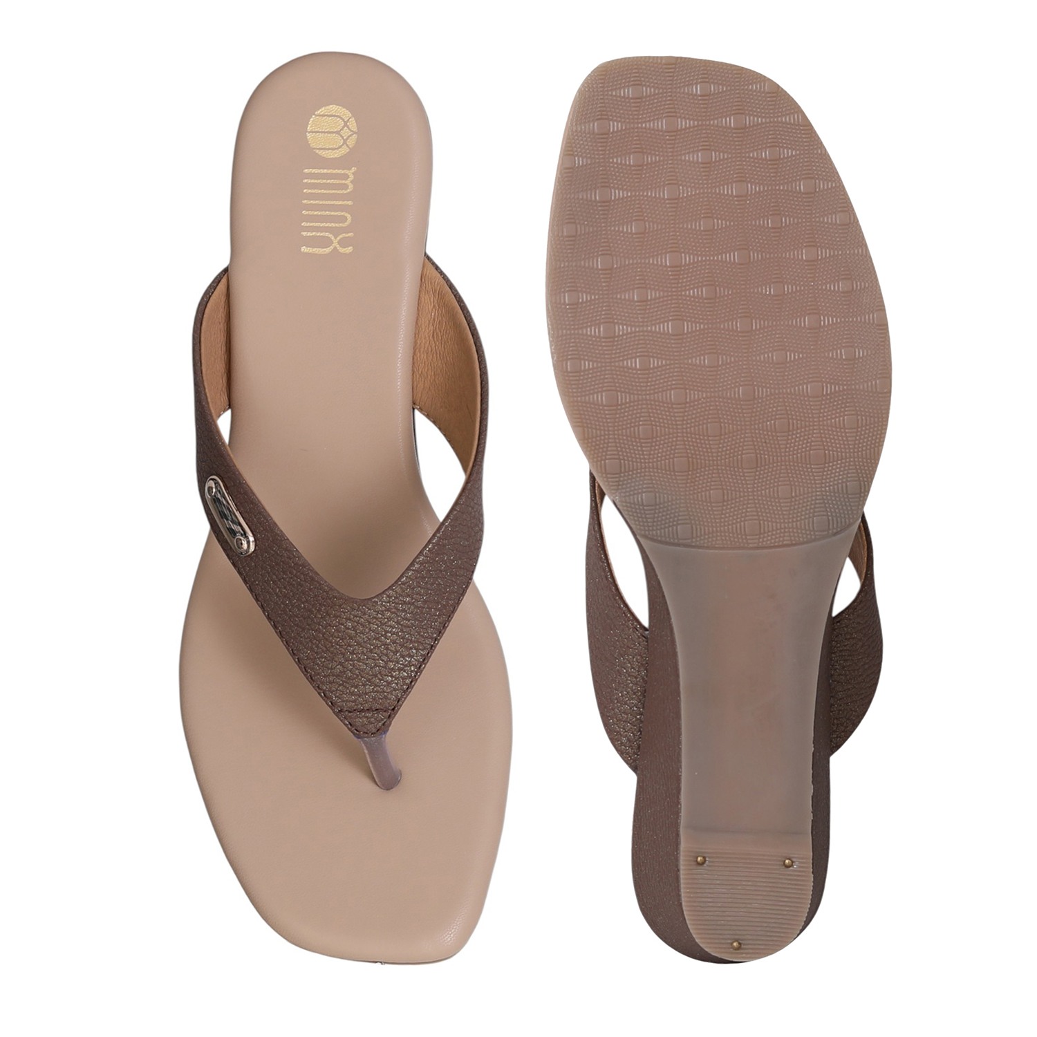 Brown Charm Wedges for Women