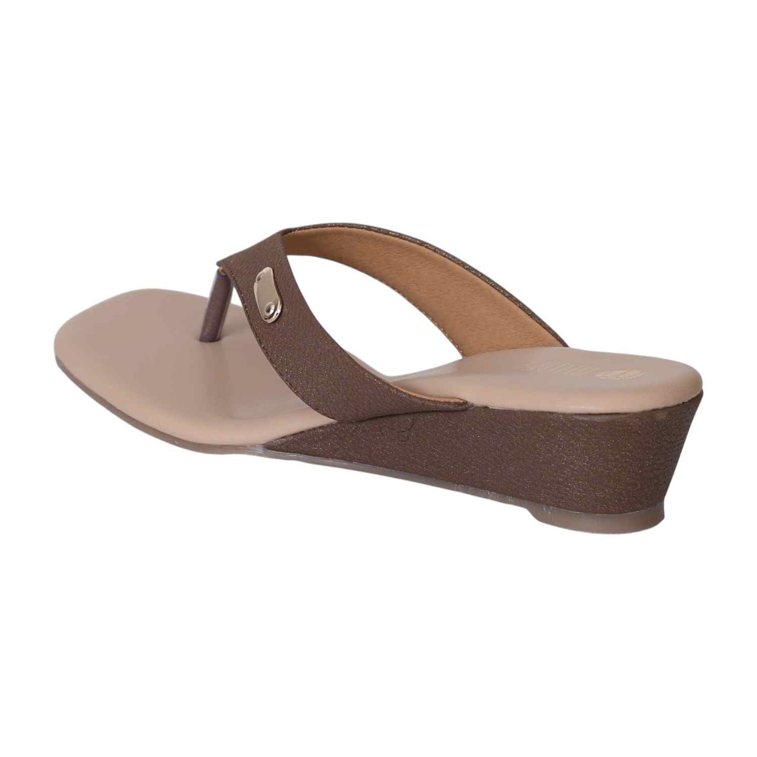 Brown Charm Wedges for Women