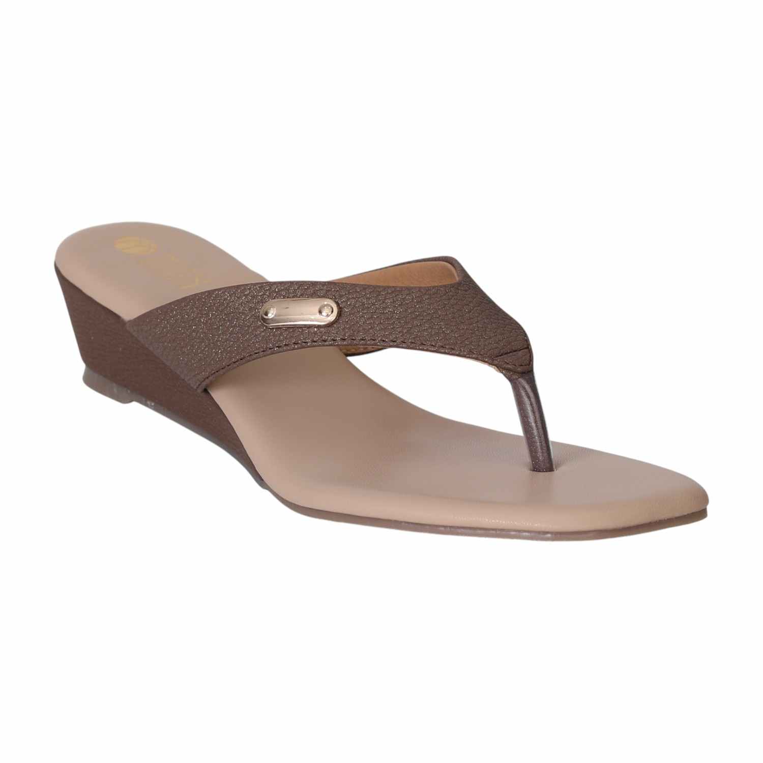 Brown Charm Wedges for Women
