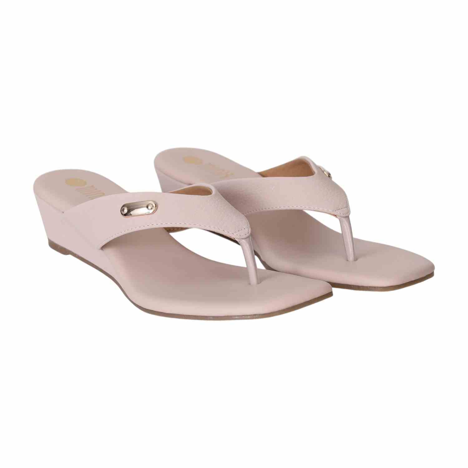 Peach Charm Wedges for Women