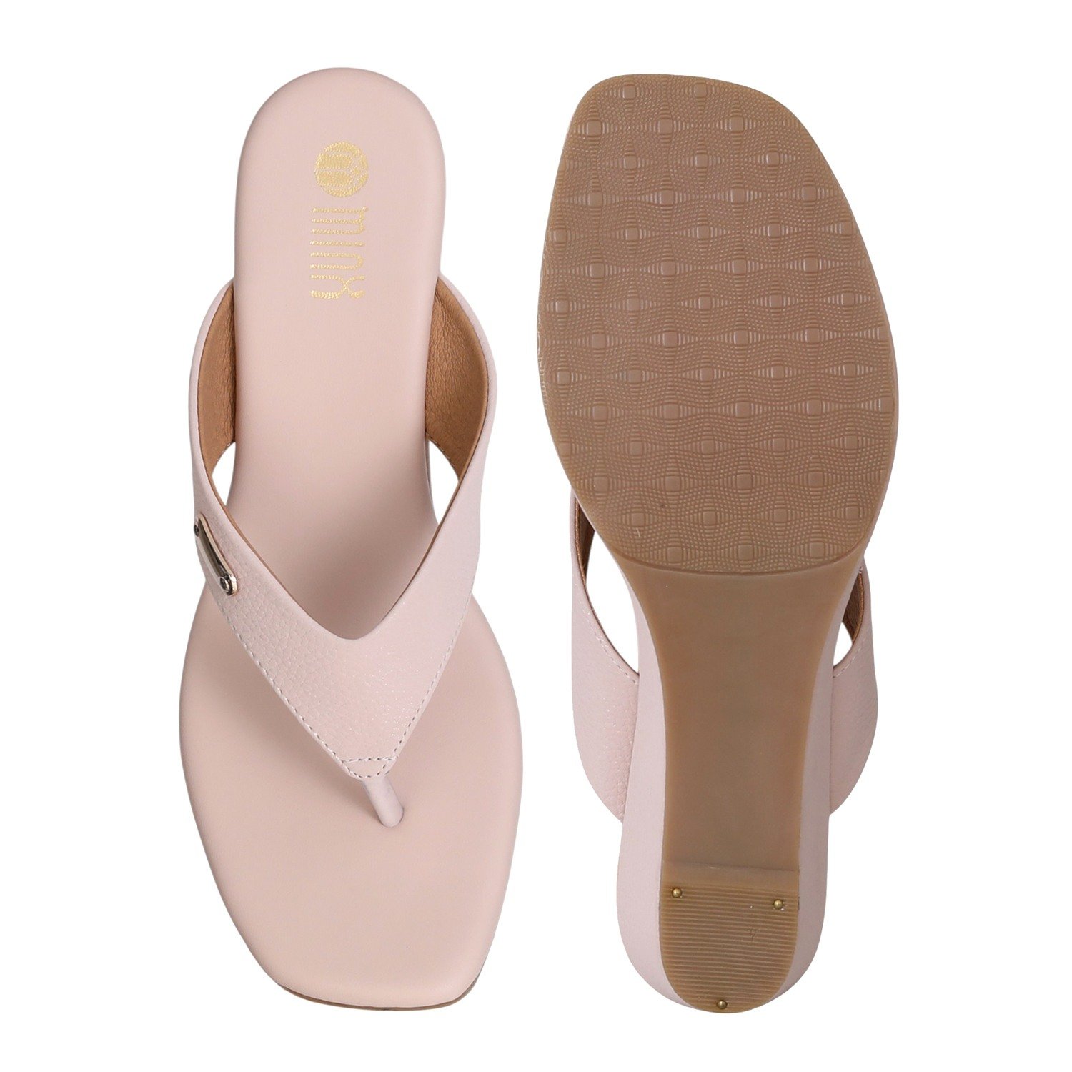 Peach Charm Wedges for Women