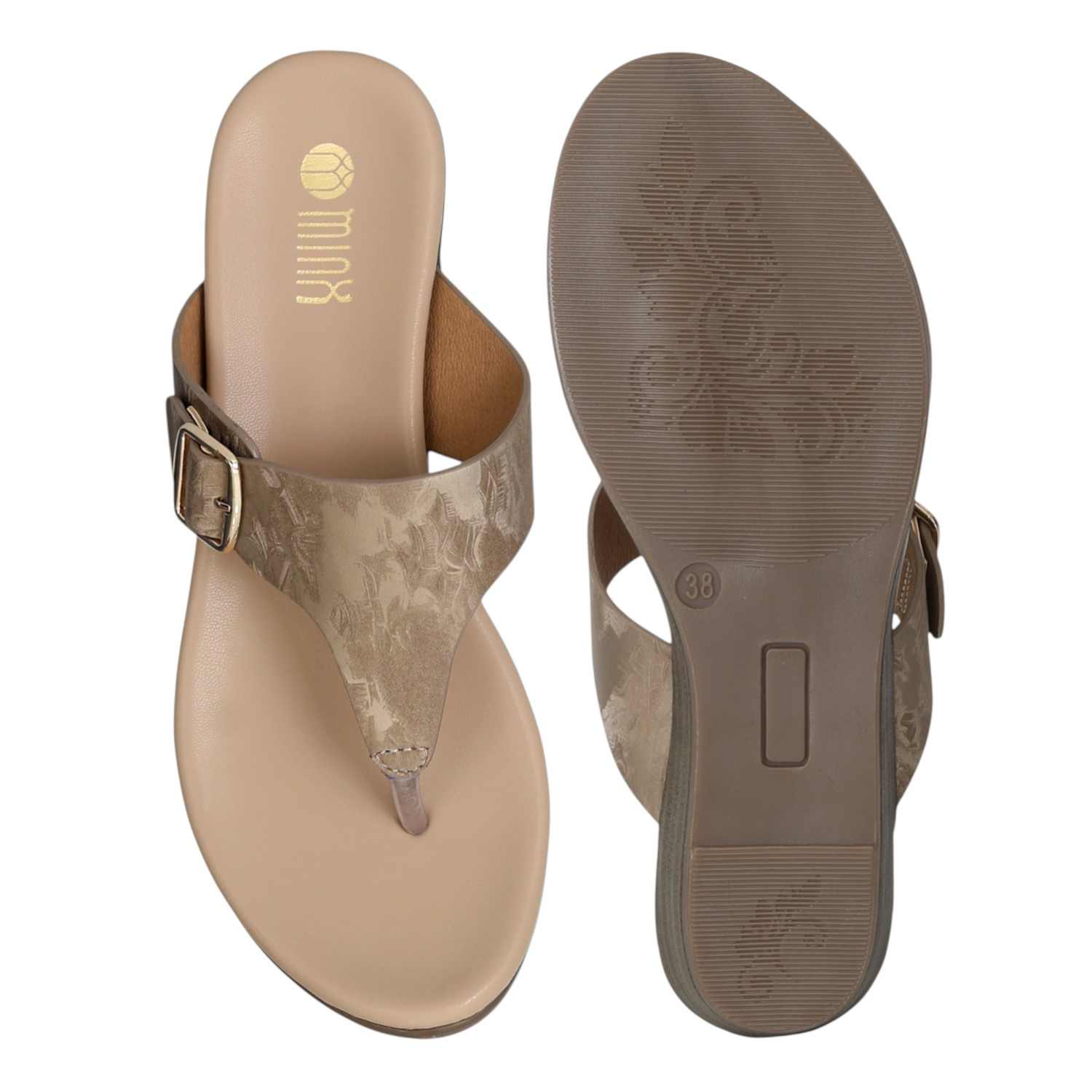 Women's Marble Slide Thong Sandals