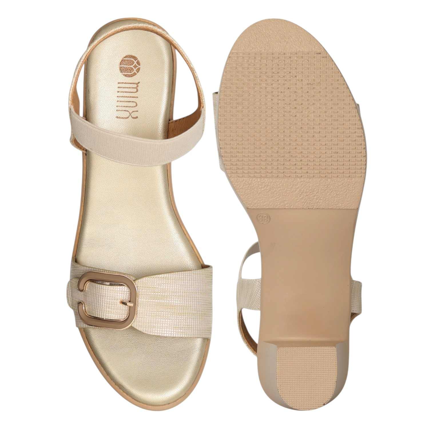 Women's Honey Shimmer Heel Sandals