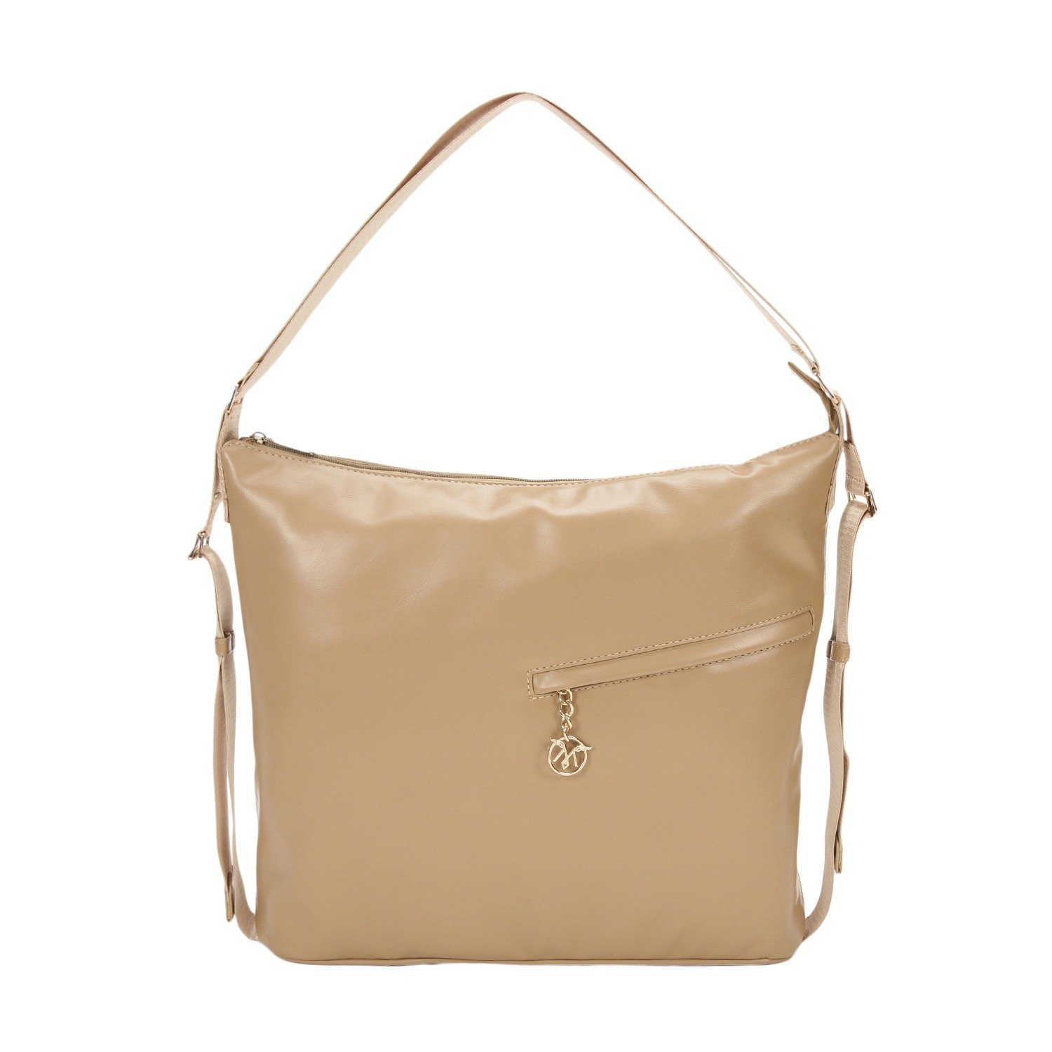 Shape Shifter Beige Tote Bag - Large