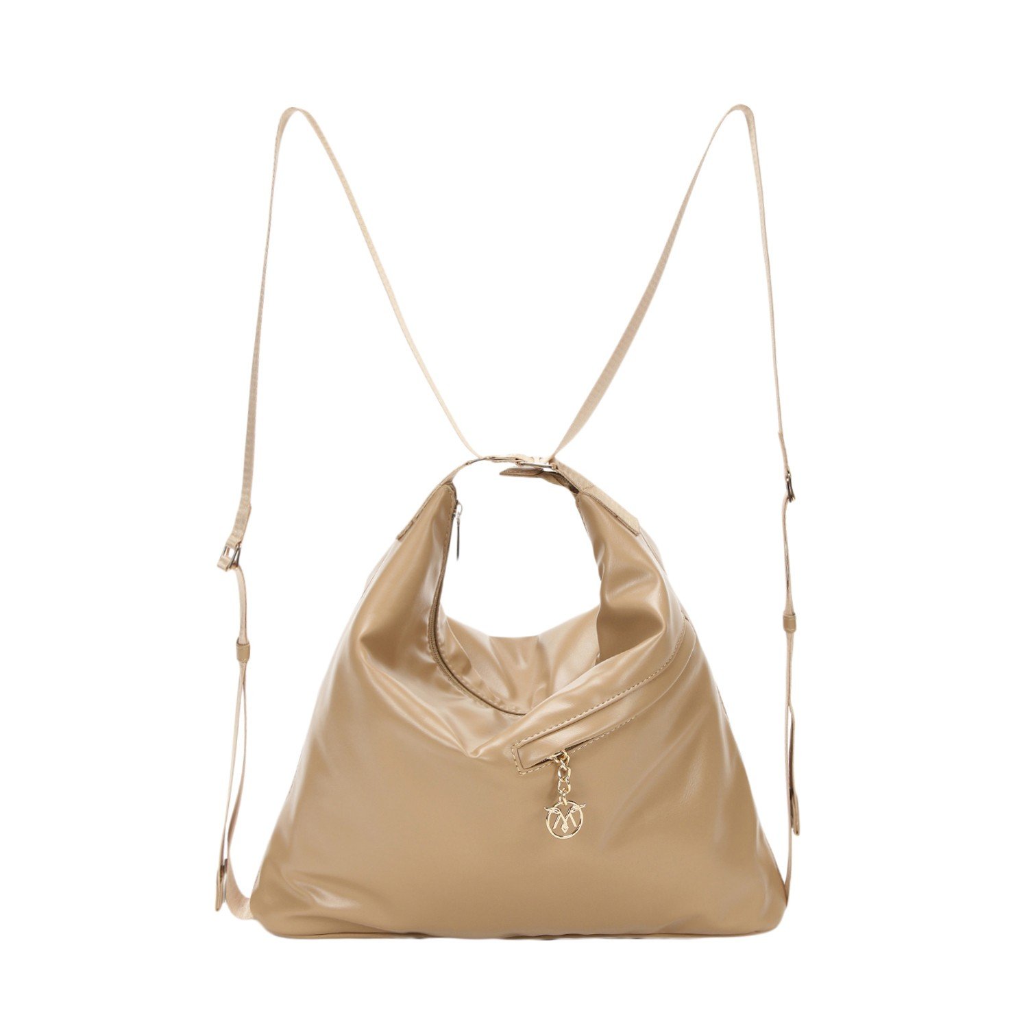 Shape Shifter Beige Tote Bag - Large