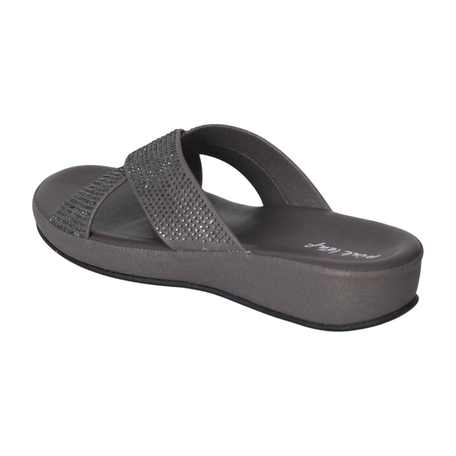 Women's Moonlit Shine Cross-Strap Slides