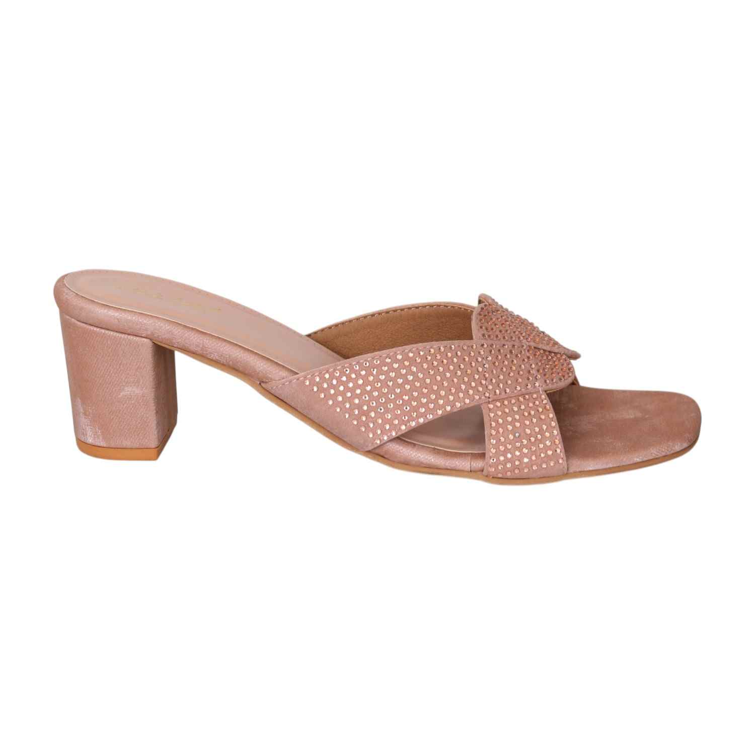 Women's Rosé Radiance Braided Heels