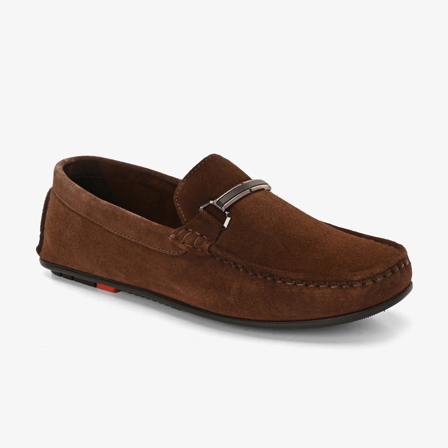 Mens Tan Slip On Loafers