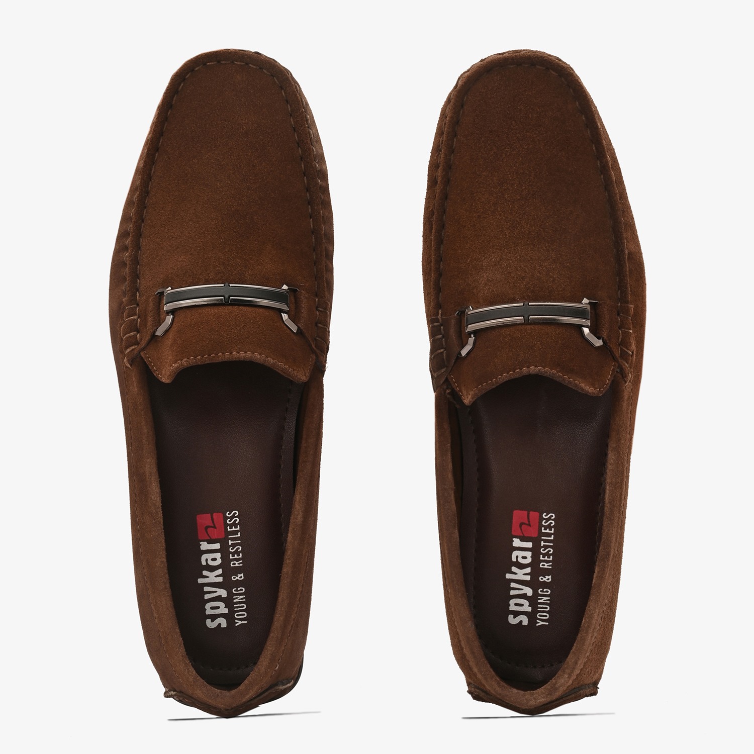Mens Tan Slip On Loafers