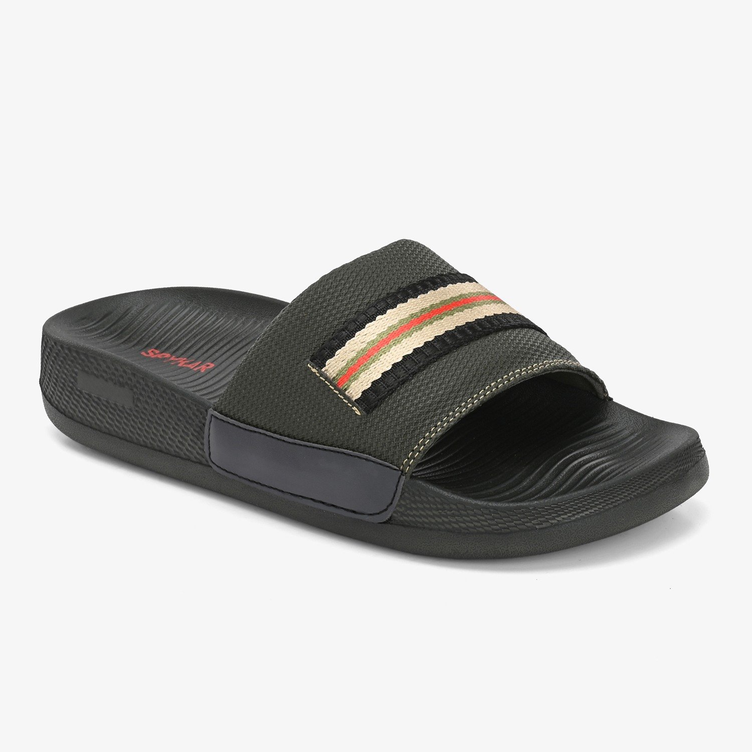 TACITO OLIVE SLIDERS