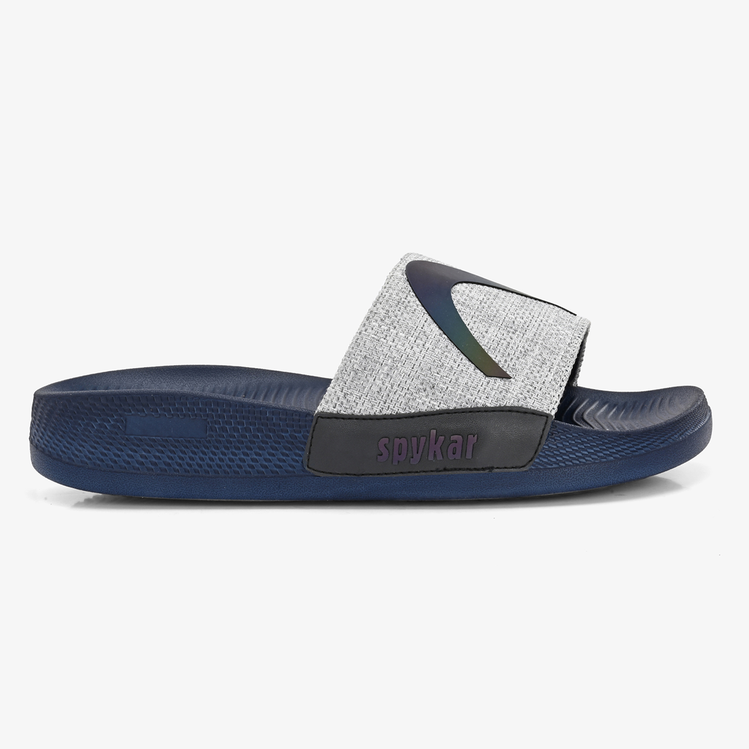 CORTEZ GREY NAVY SLIDERS