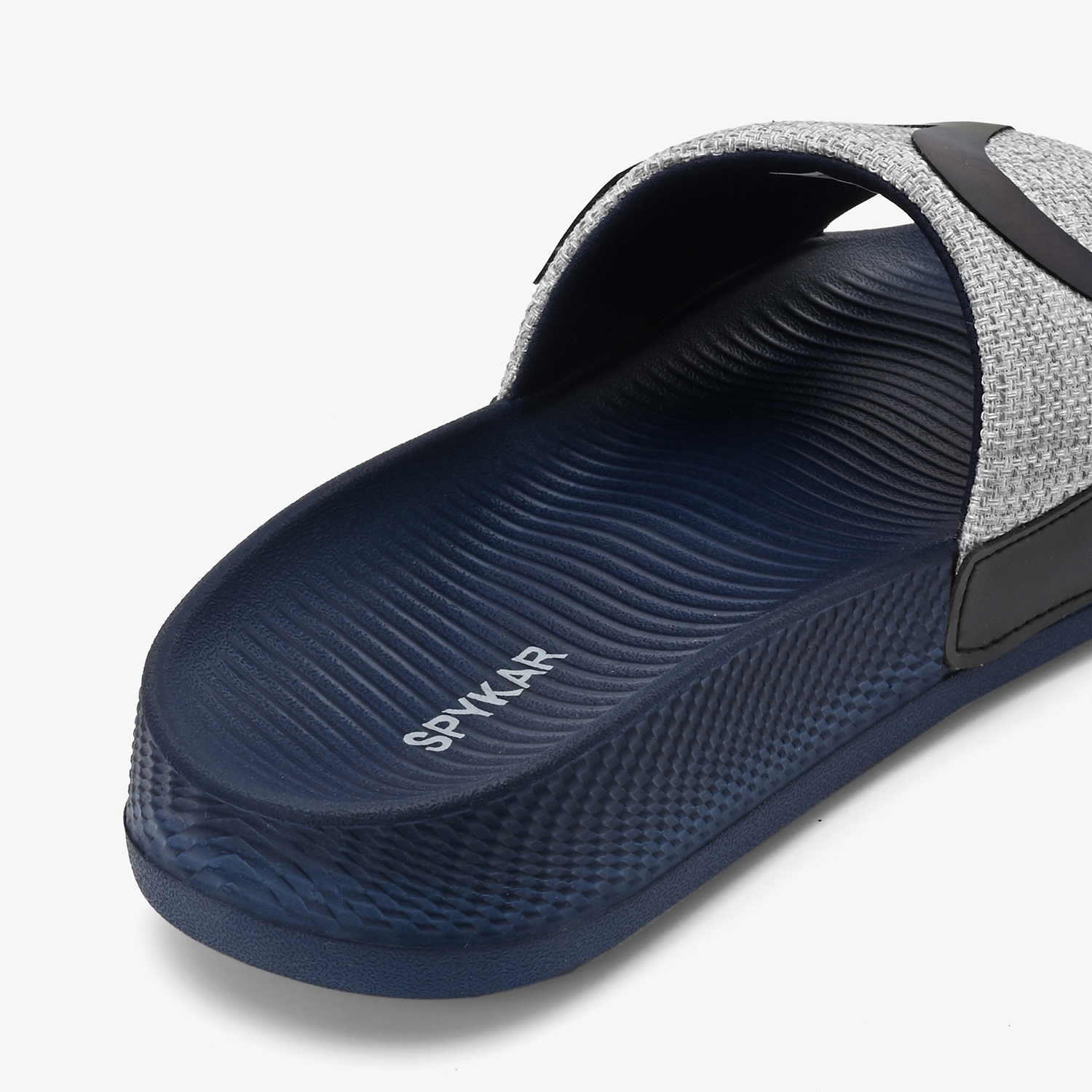 CORTEZ GREY NAVY SLIDERS