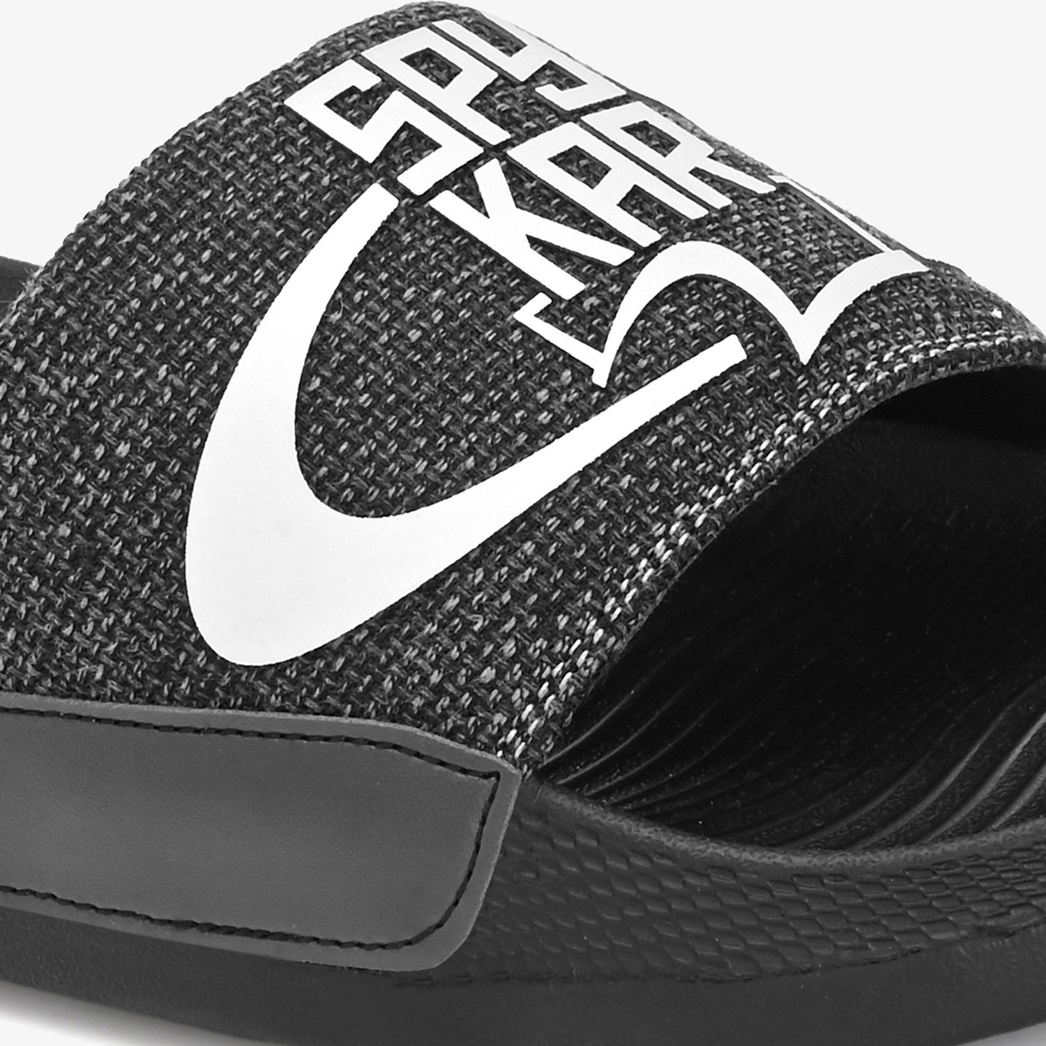 ERASMO GREY BLACK SLIDERS