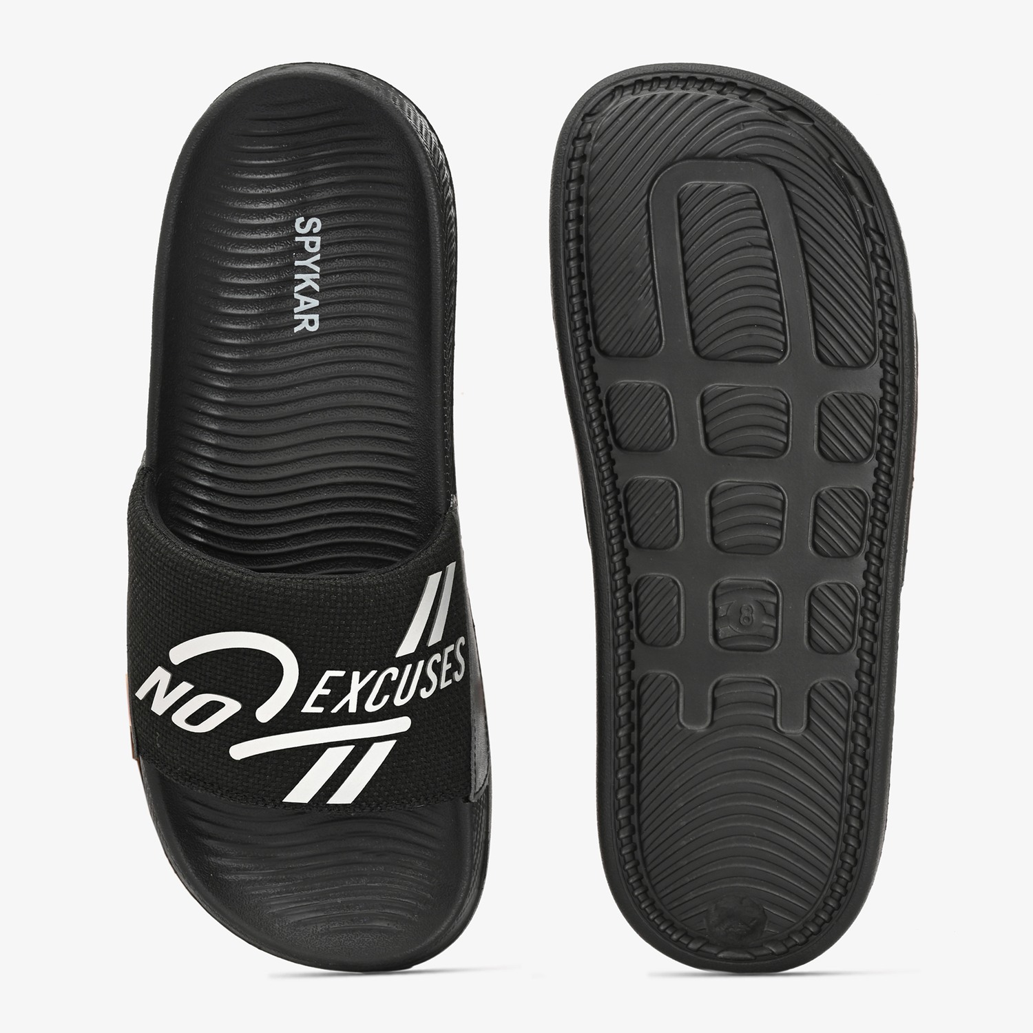 ARTURO BLACK GREY SLIDERS
