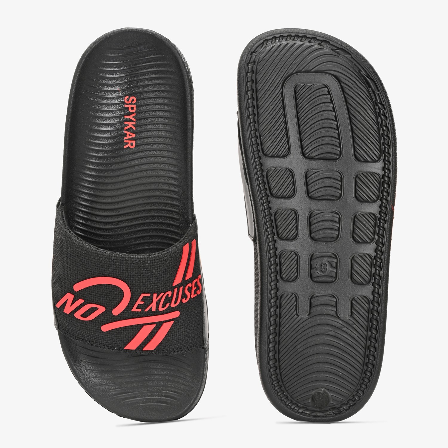 ARTURO BLACK RED SLIDERS