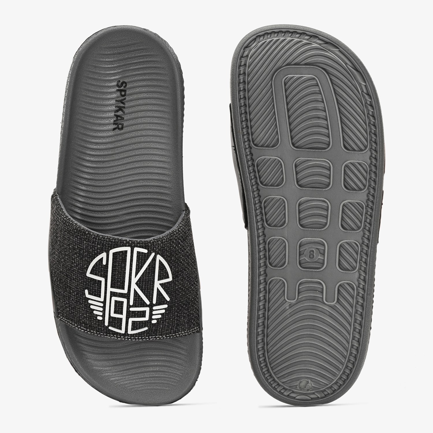 ELVIO GREY SLIDERS