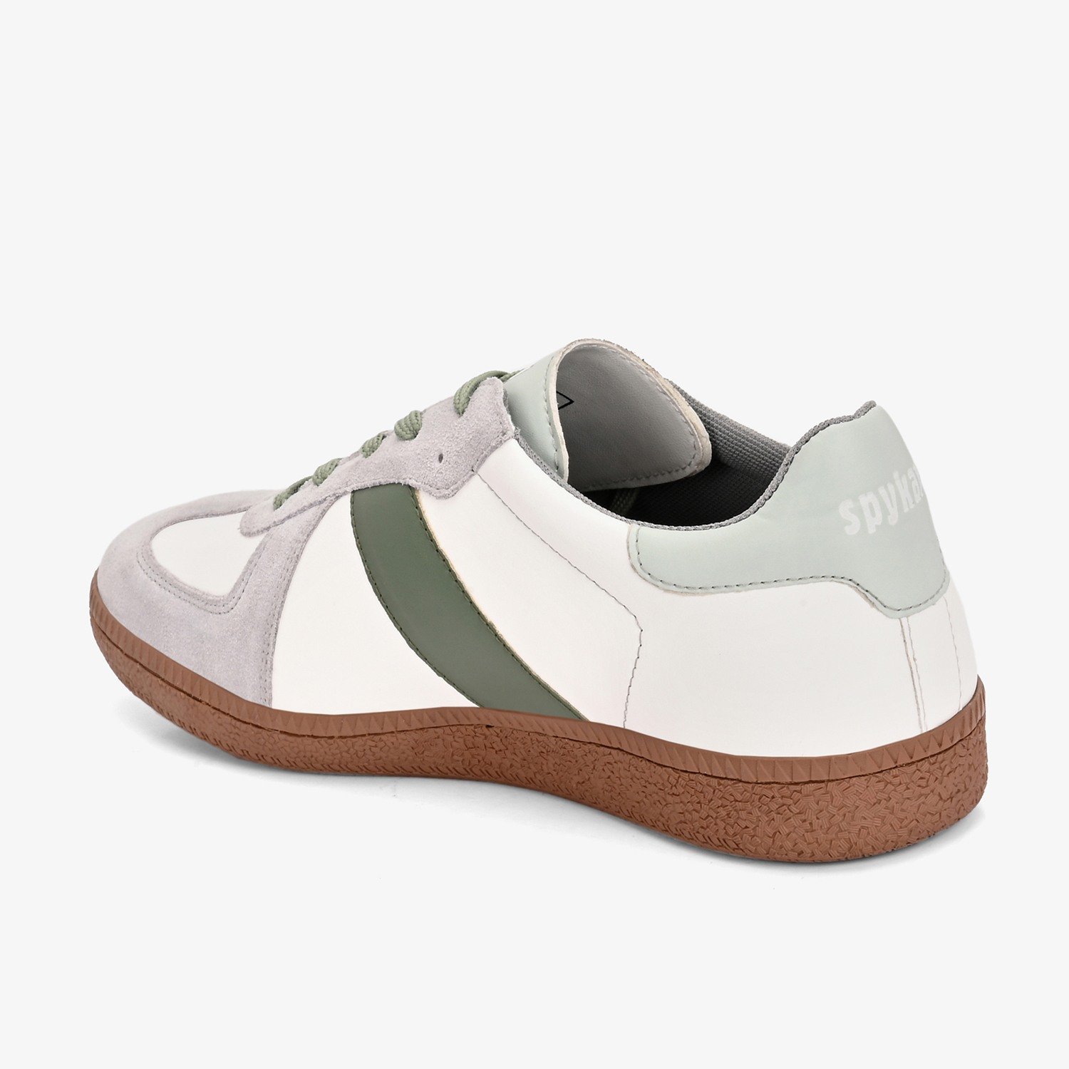 HUON GREEN-WHITE SNEAKERS