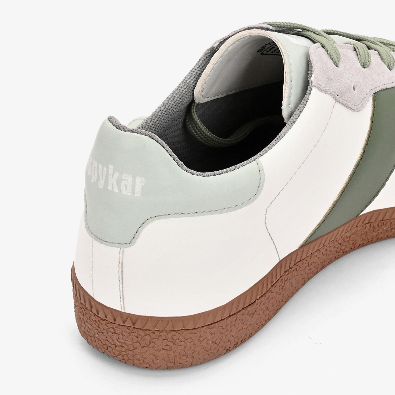 HUON GREEN-WHITE SNEAKERS