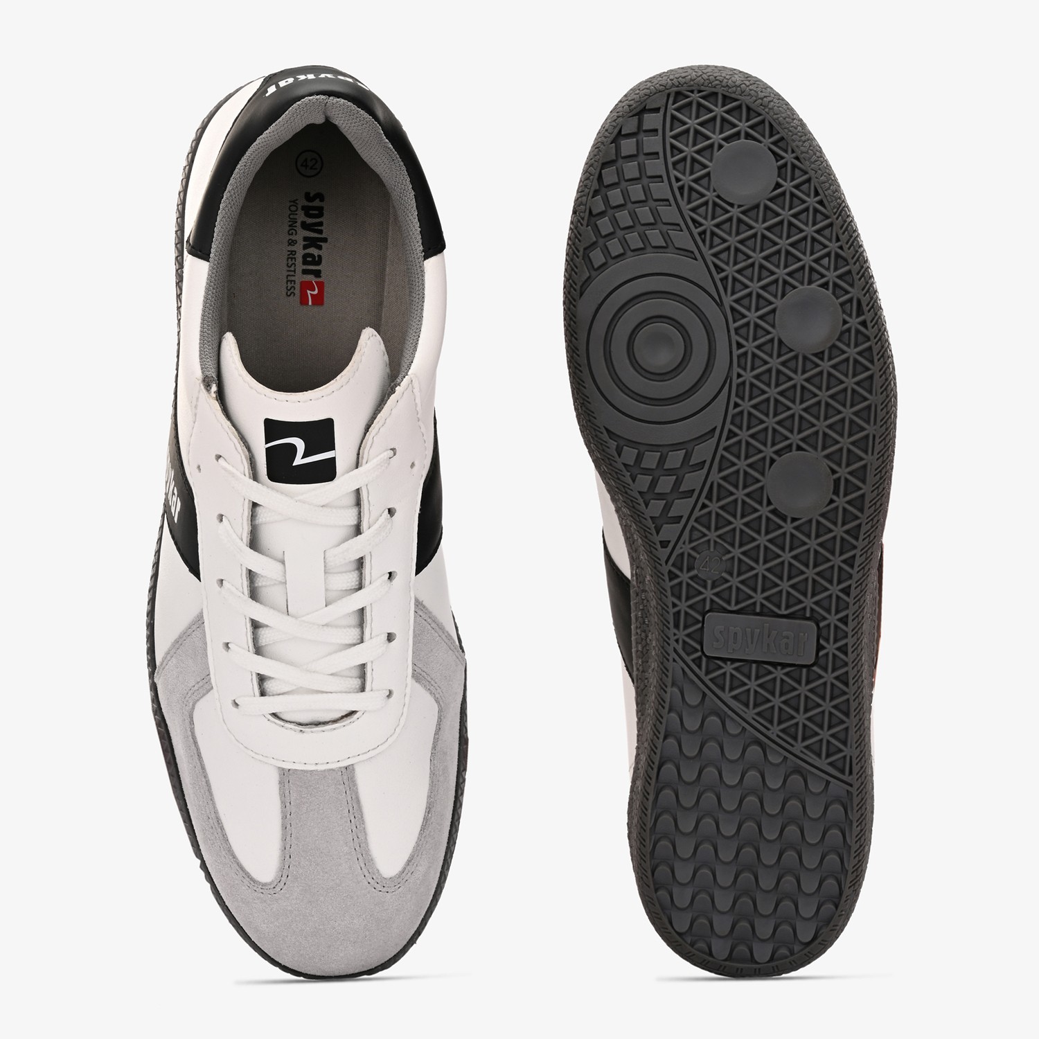 HUON WHITE-BLACK SNEAKERS
