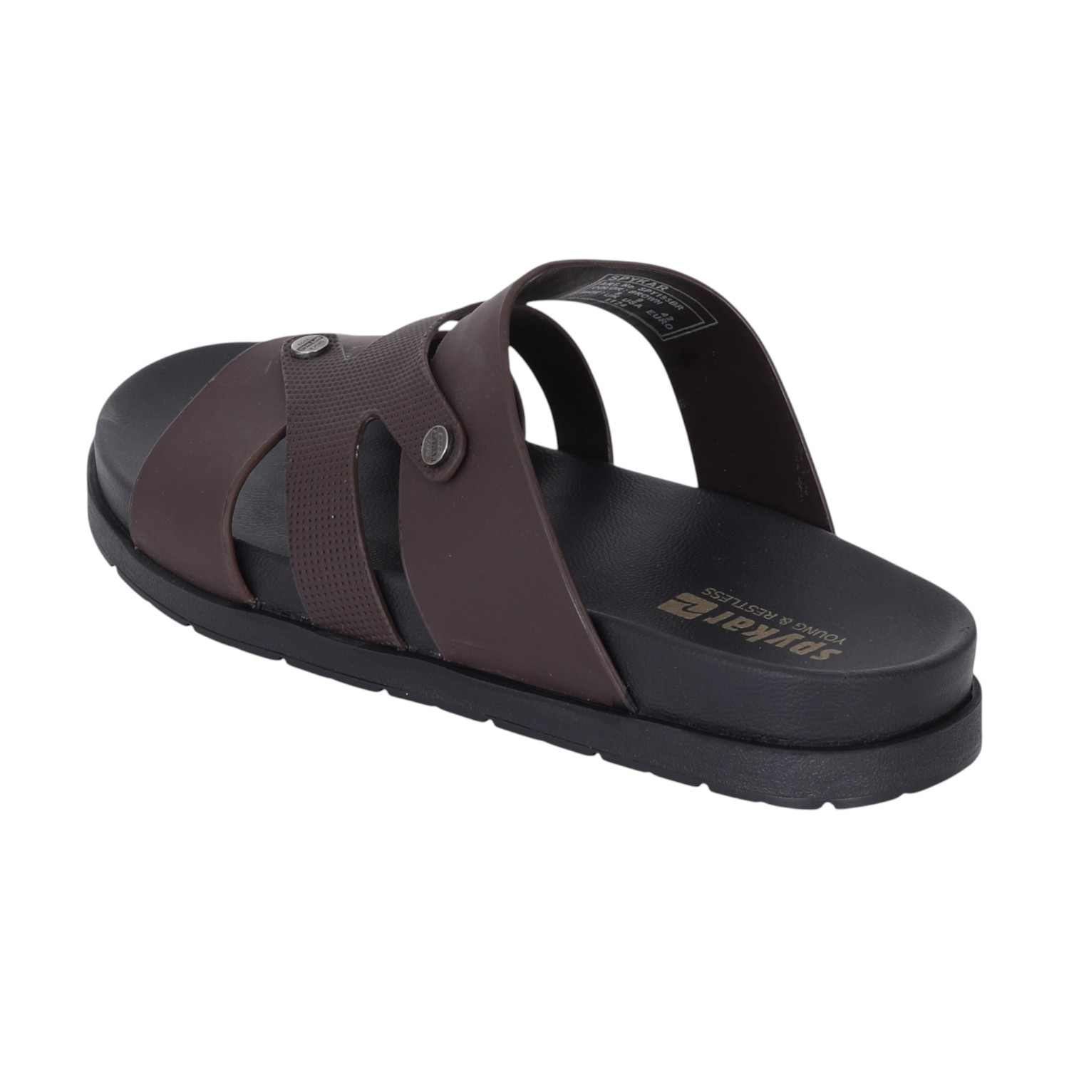 Mens Cortez Brown Comfort Sandals