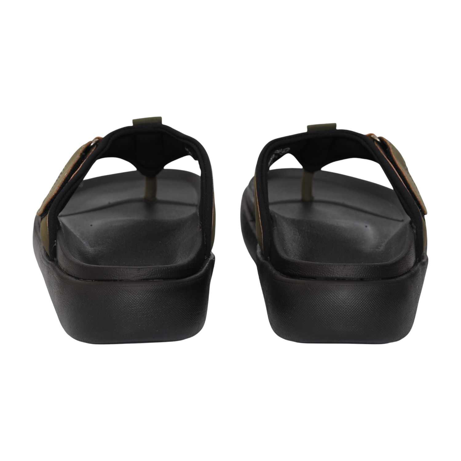 Men Olive Terrain Slide Sandals