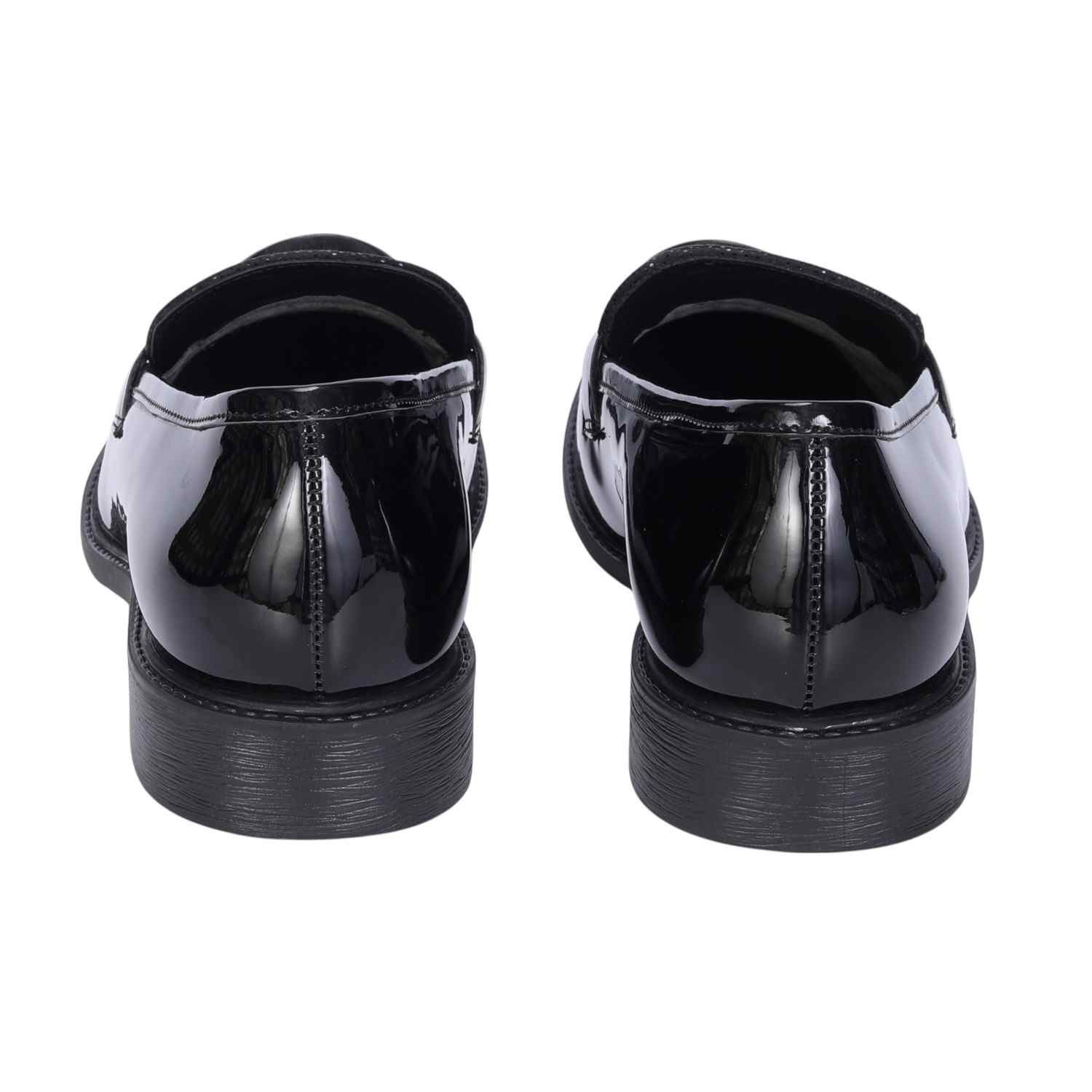 Men Black Casual Slip-ons