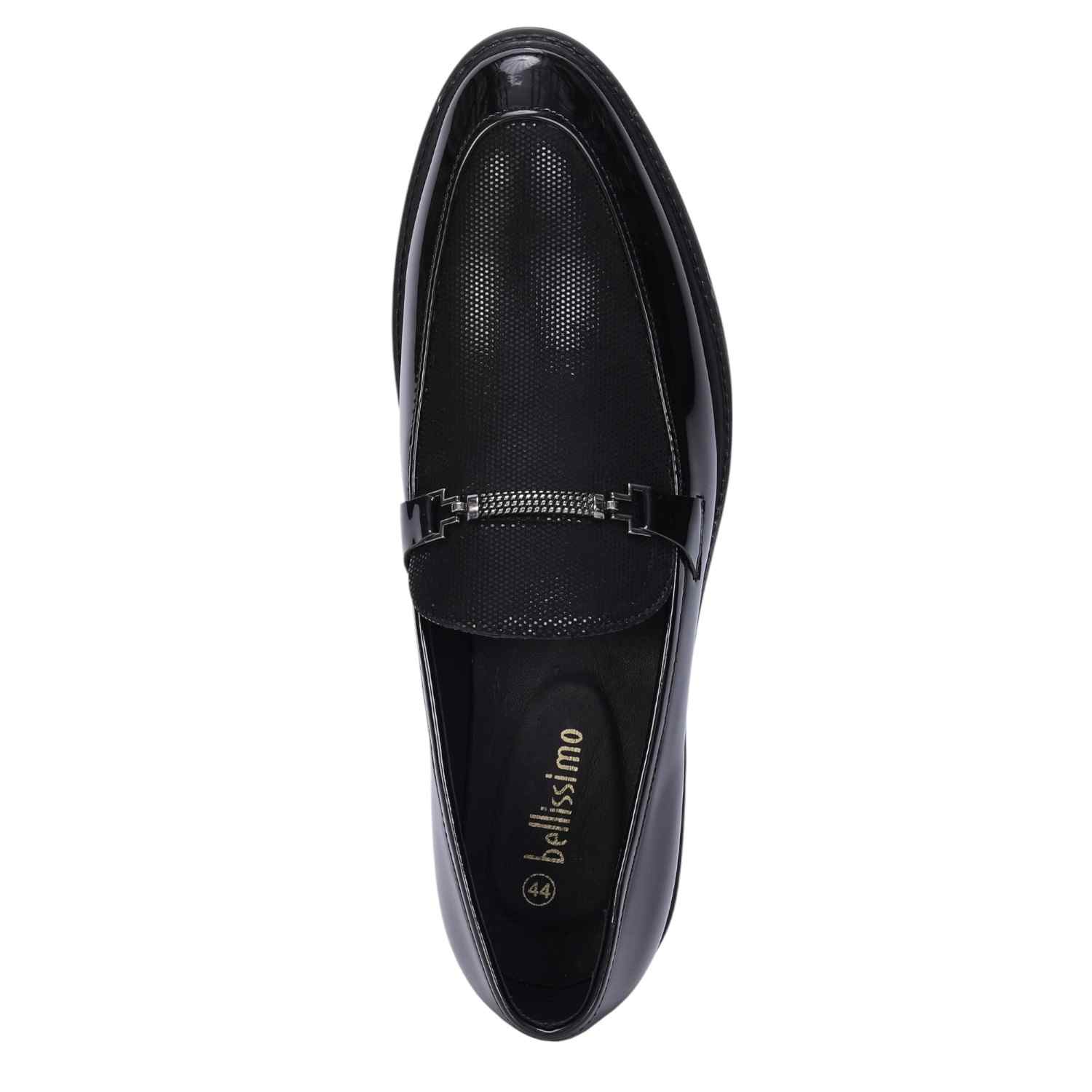 Men Black Casual Slip-ons