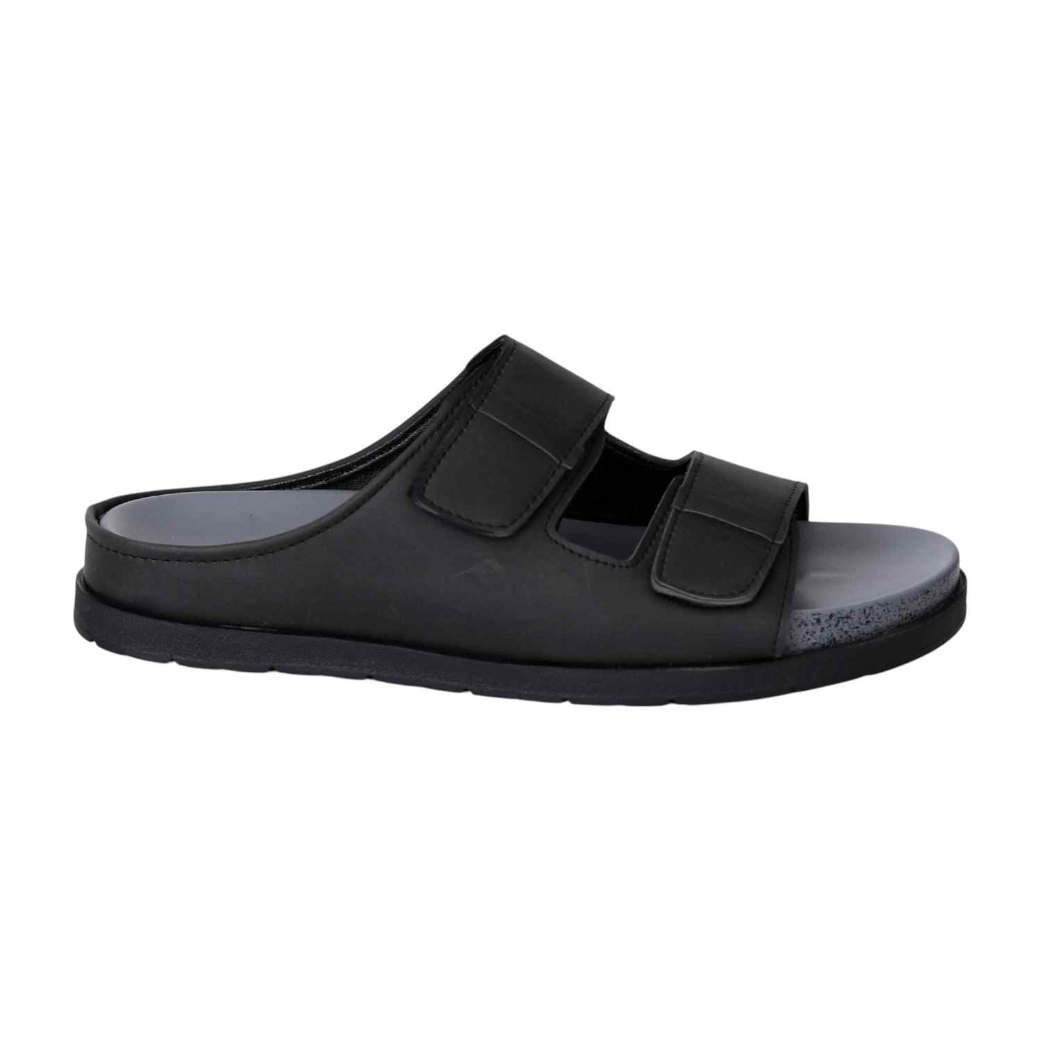 Men’s Black StrapEase Contour Slides