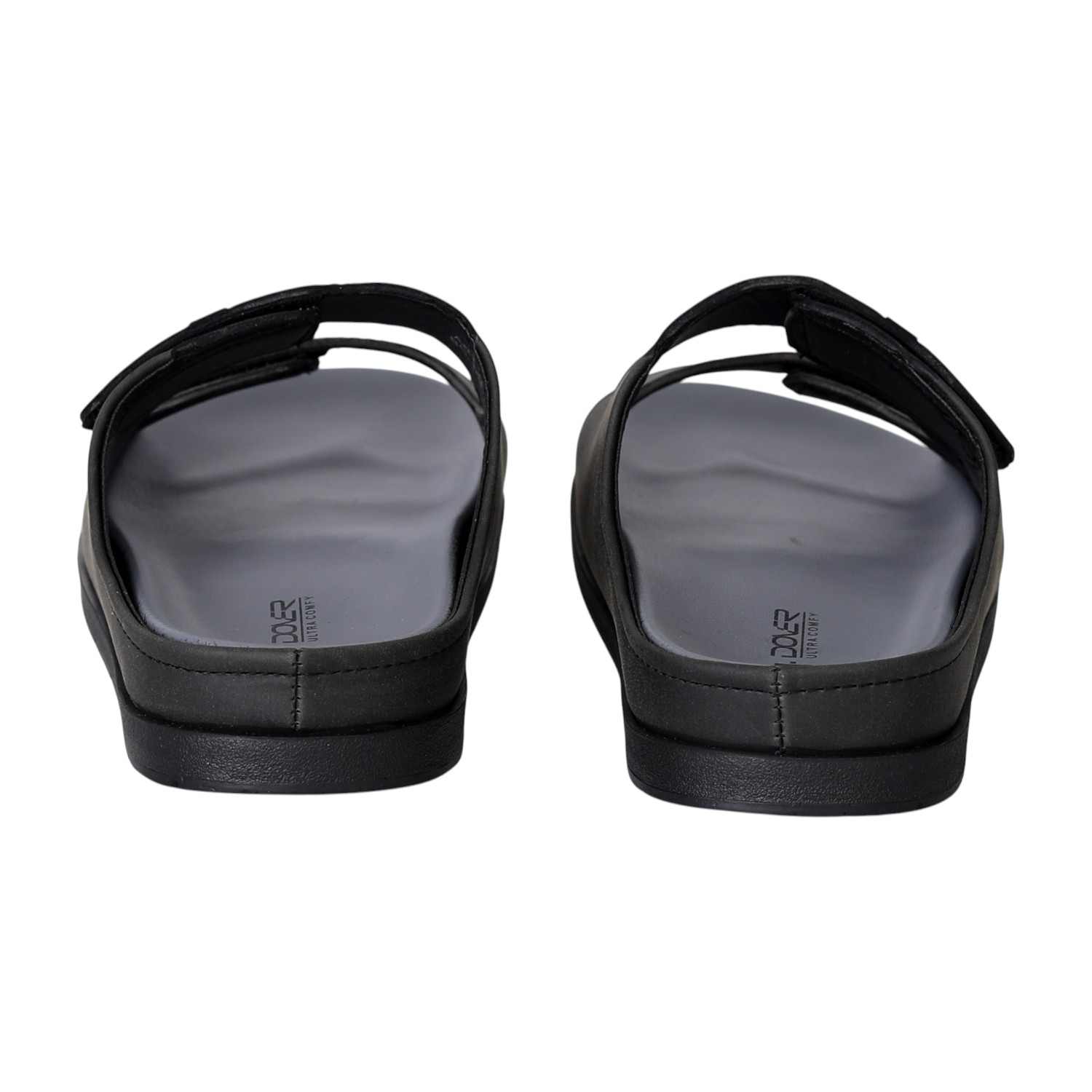 Men’s Black StrapEase Contour Slides