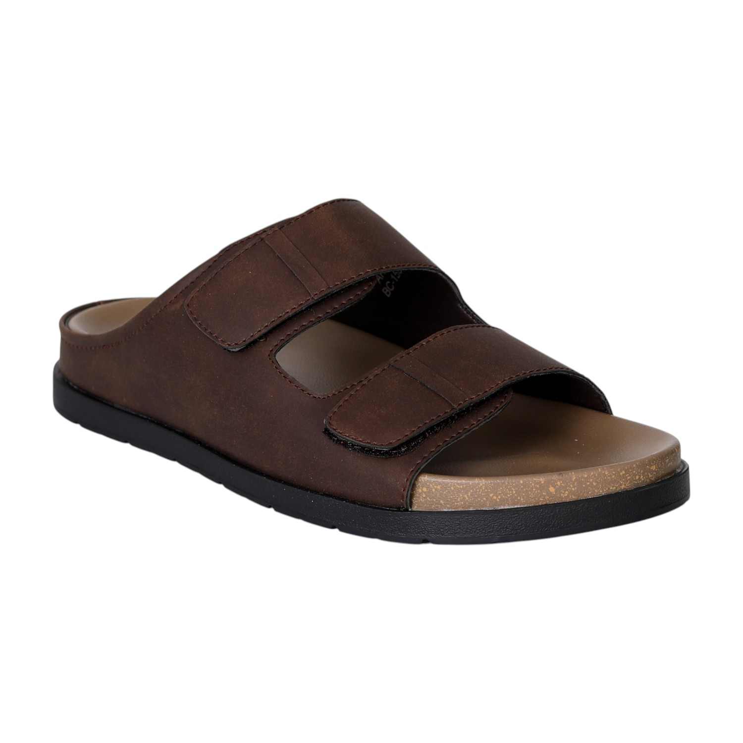 Men’s Brown StrapEase Contour Slides