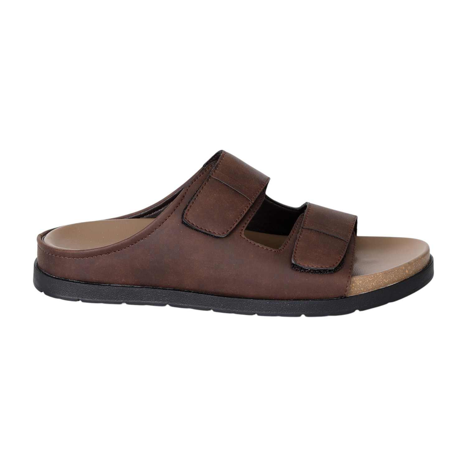 Men’s Brown StrapEase Contour Slides
