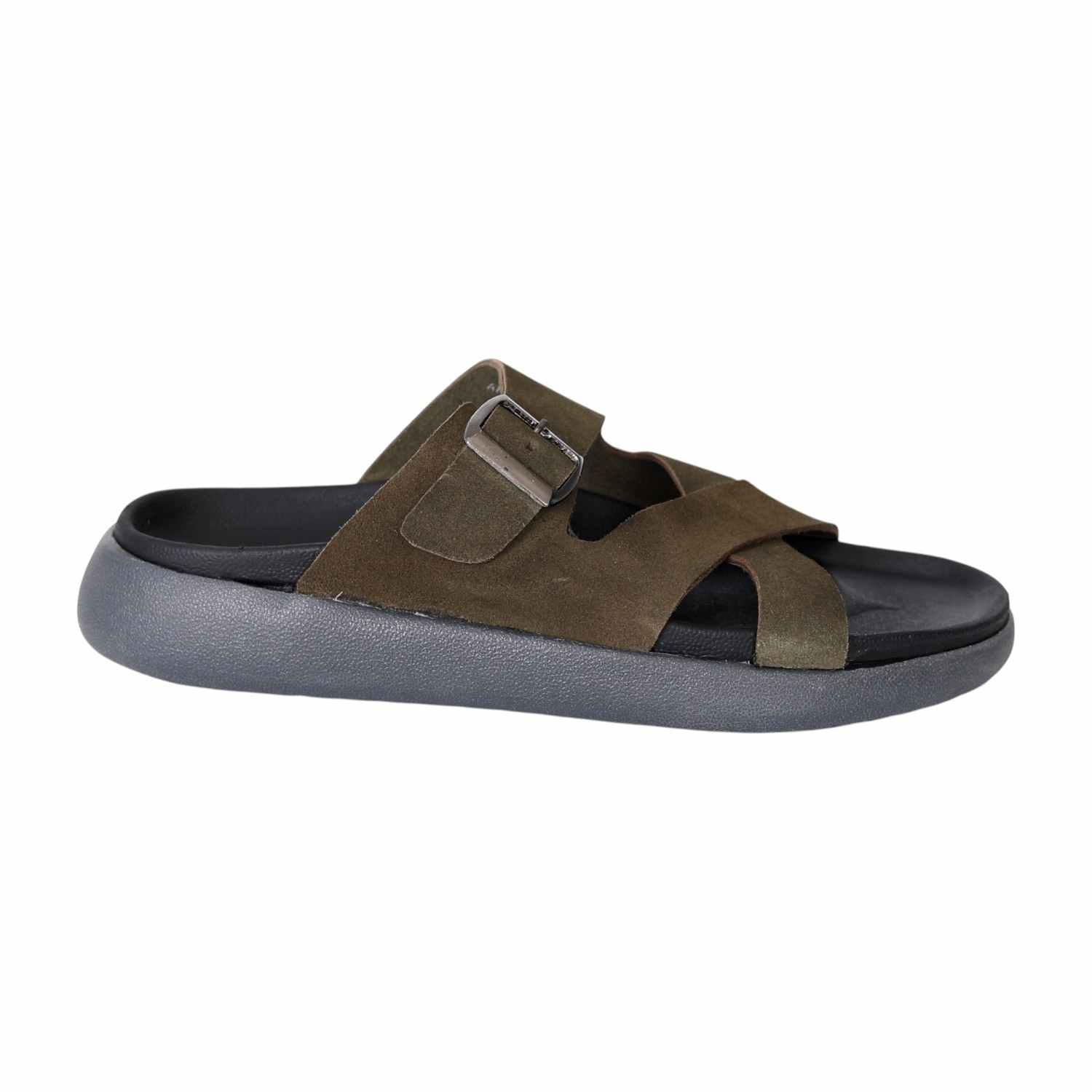 Men's Olive RusticWalk Comfort Slides