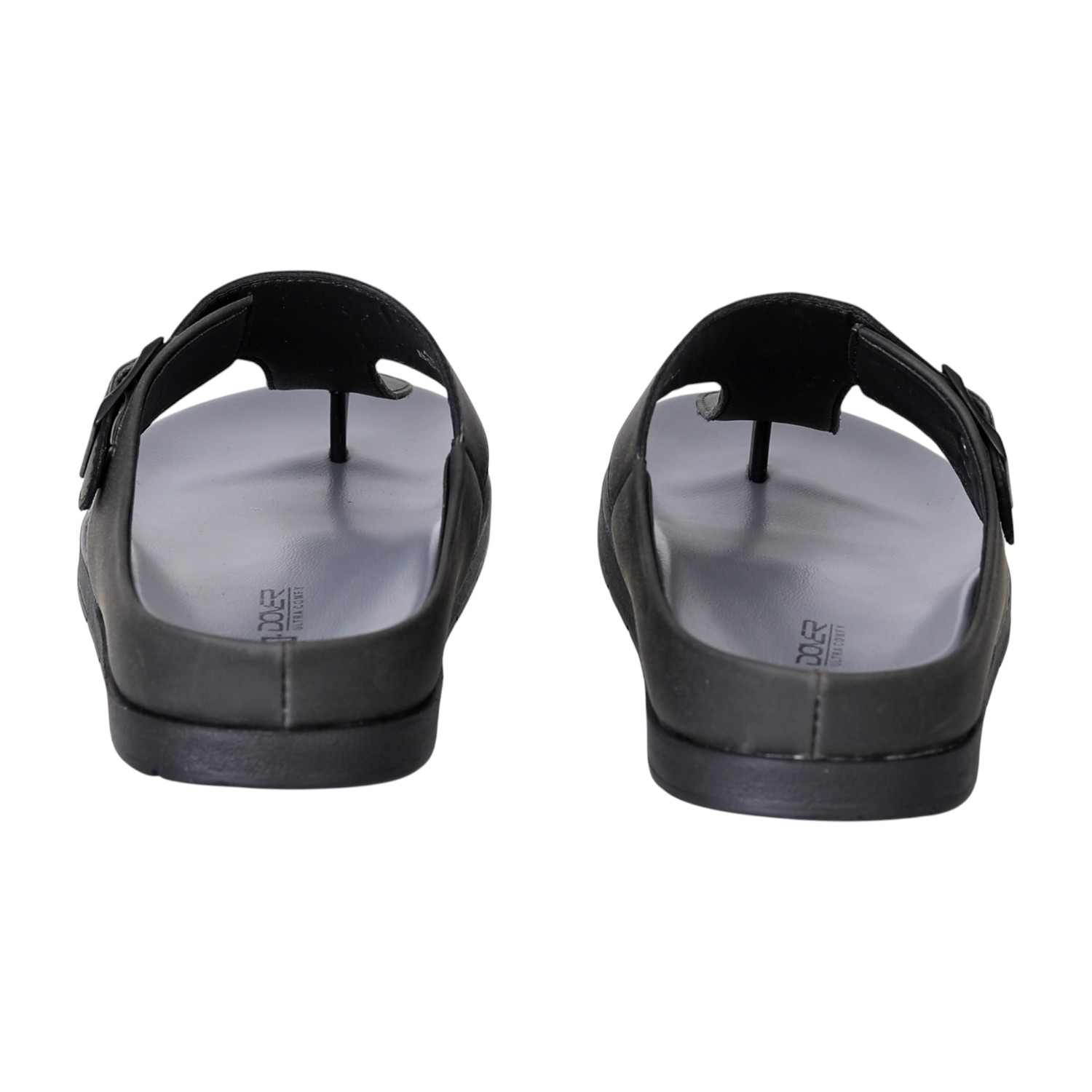 Men's Arc Black Buckled Comfort Sandals