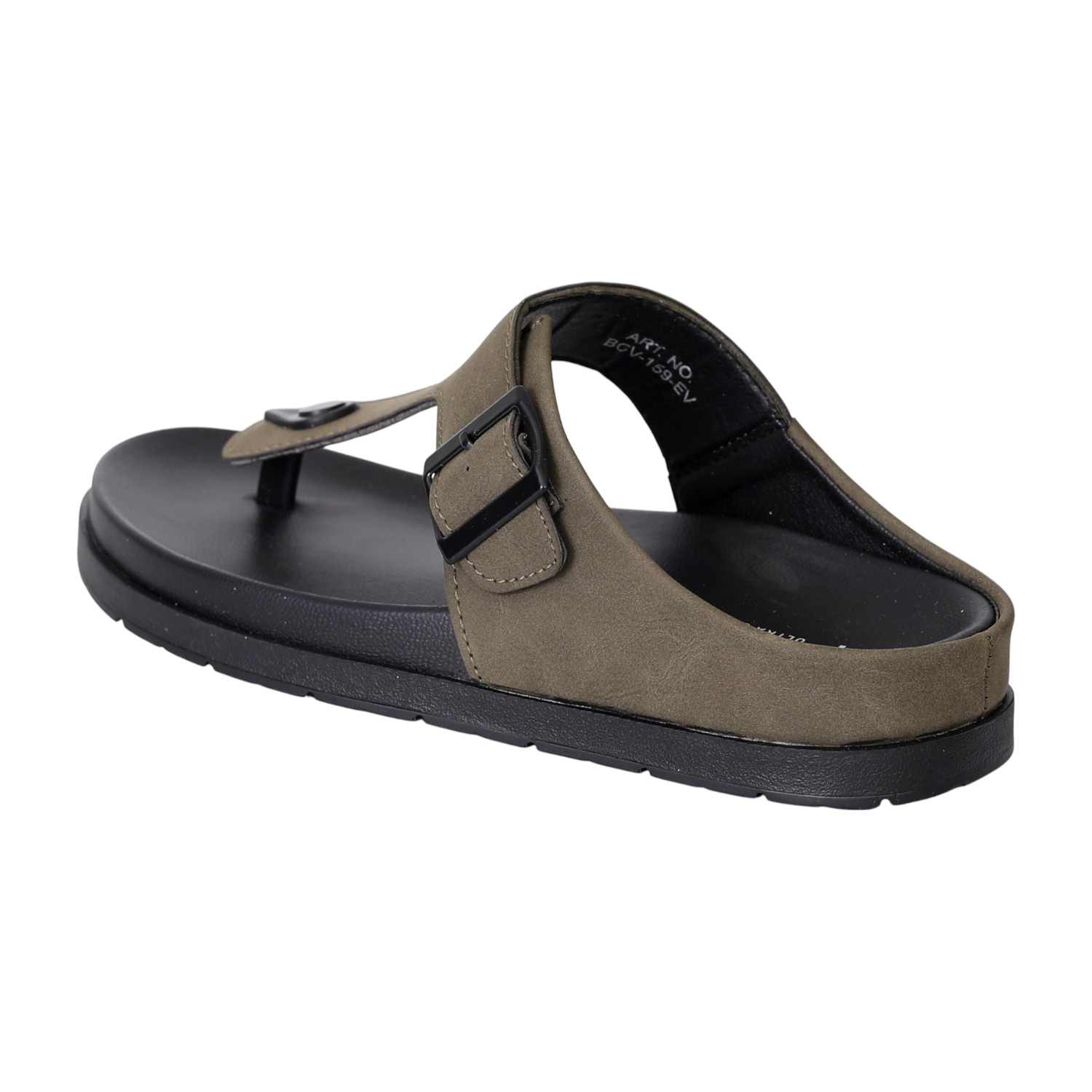 Men's Arc Olive Buckled Comfort Sandals