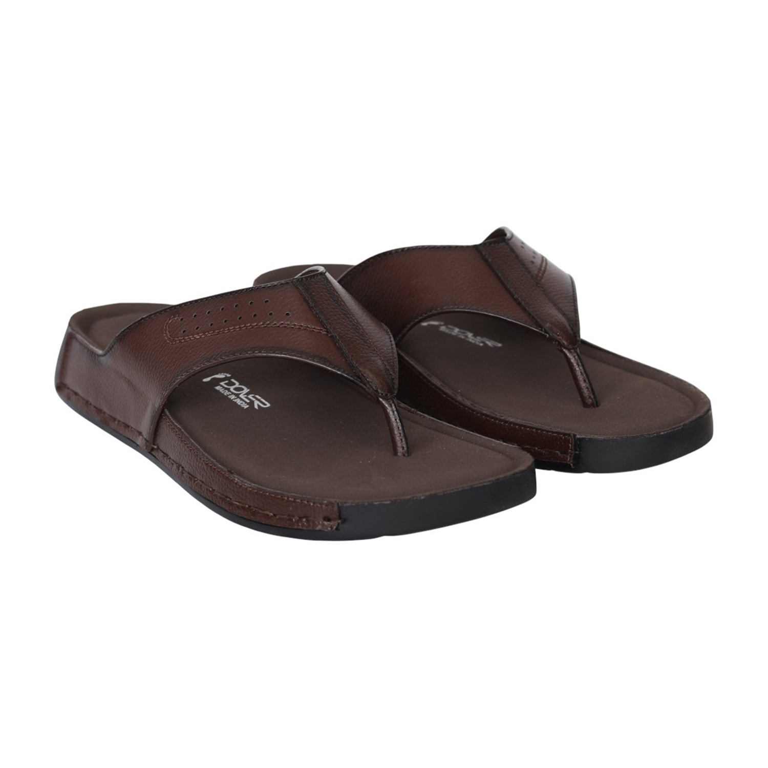 Men Brown Refined Strap Sandals