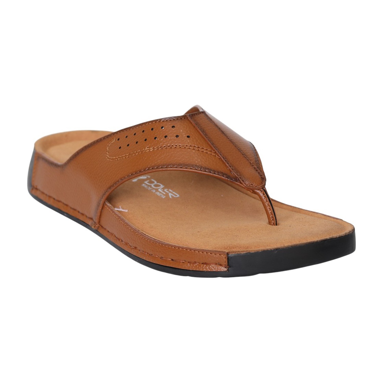 Men Tan Refined Strap Sandals