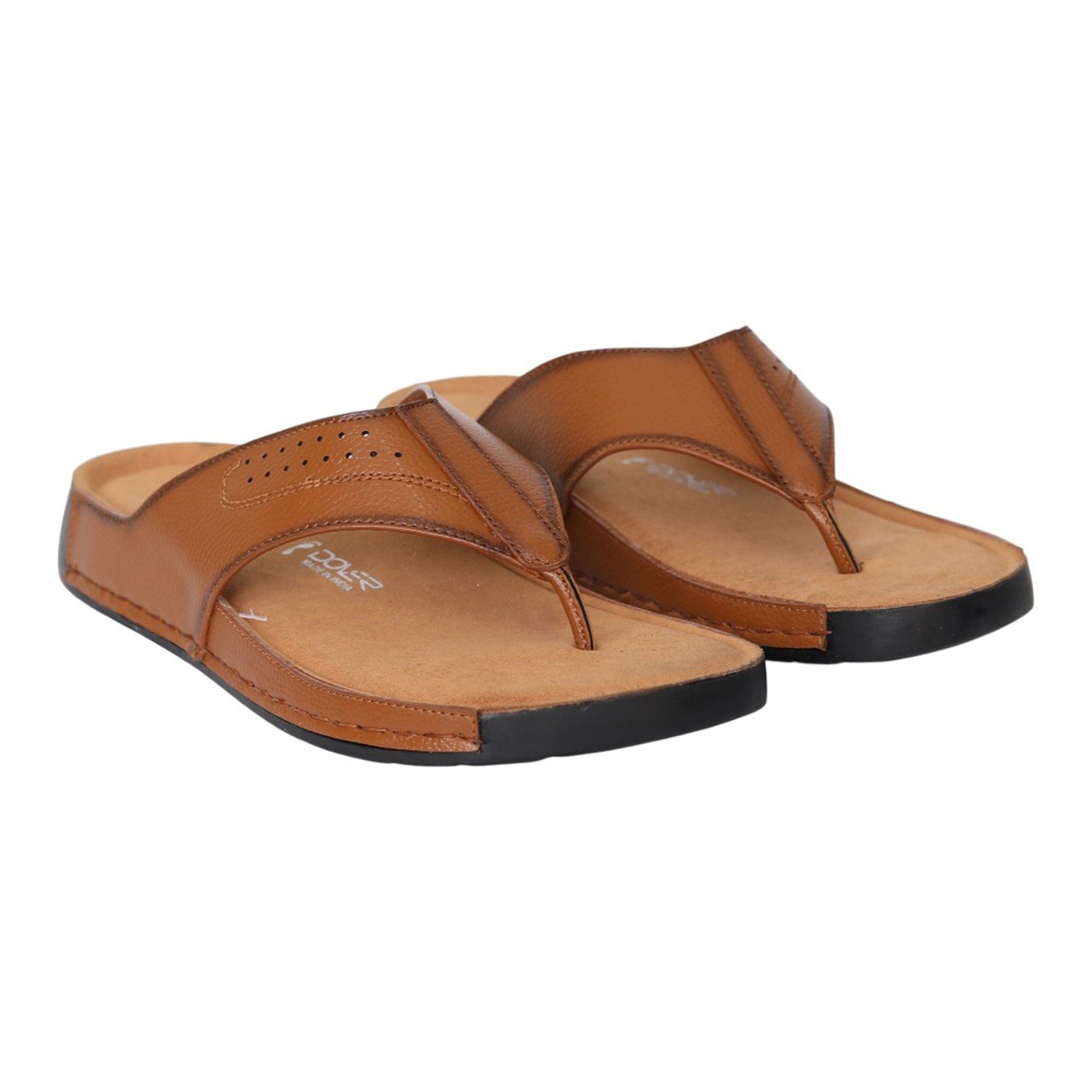 Men Tan Refined Strap Sandals