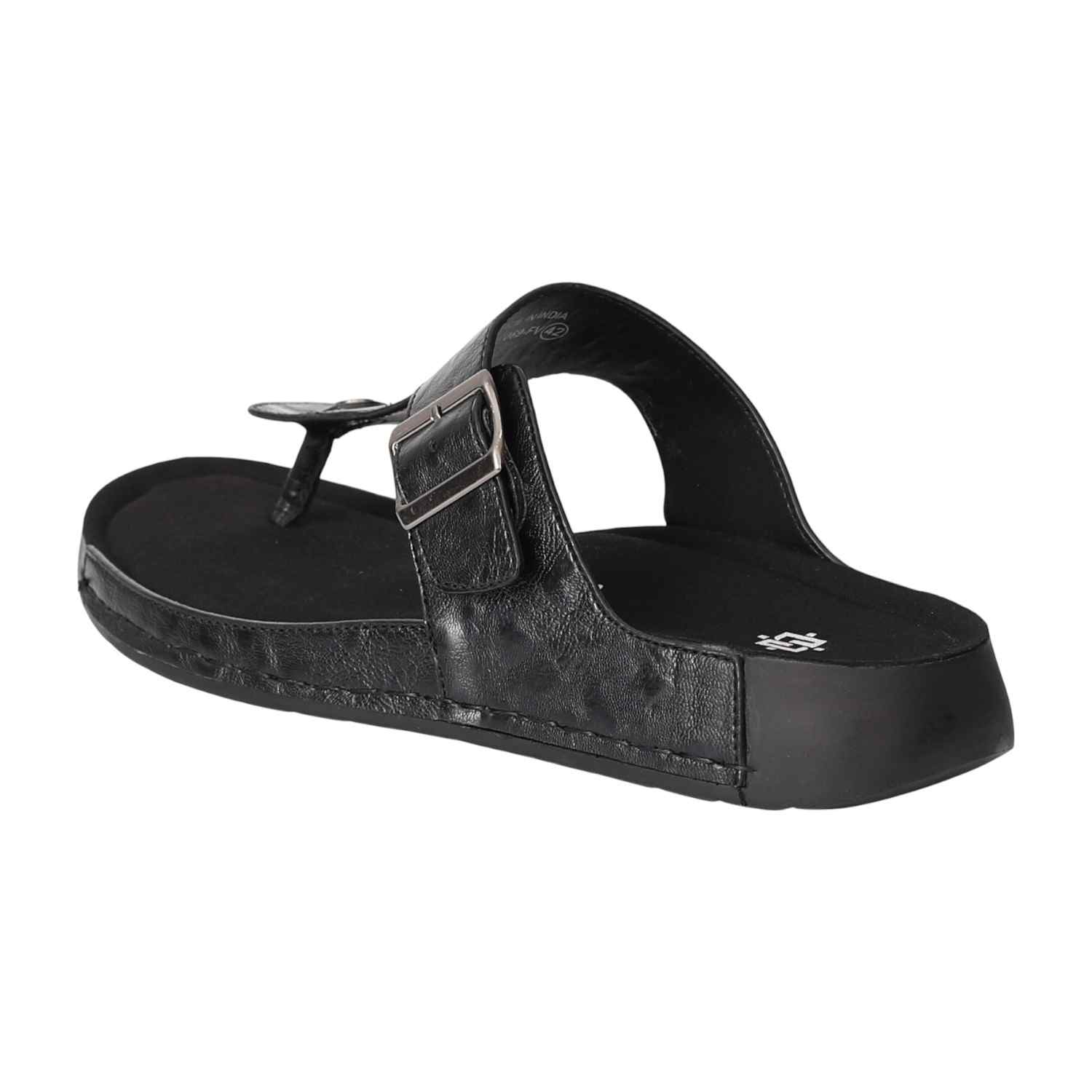 Men Black ClassicEase Thong Chappals