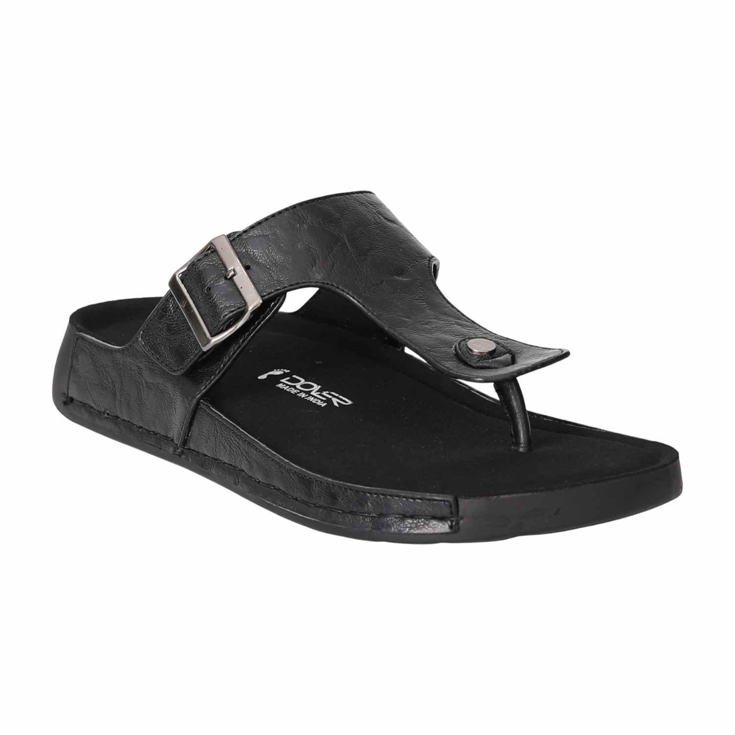 Men Black ClassicEase Thong Chappals