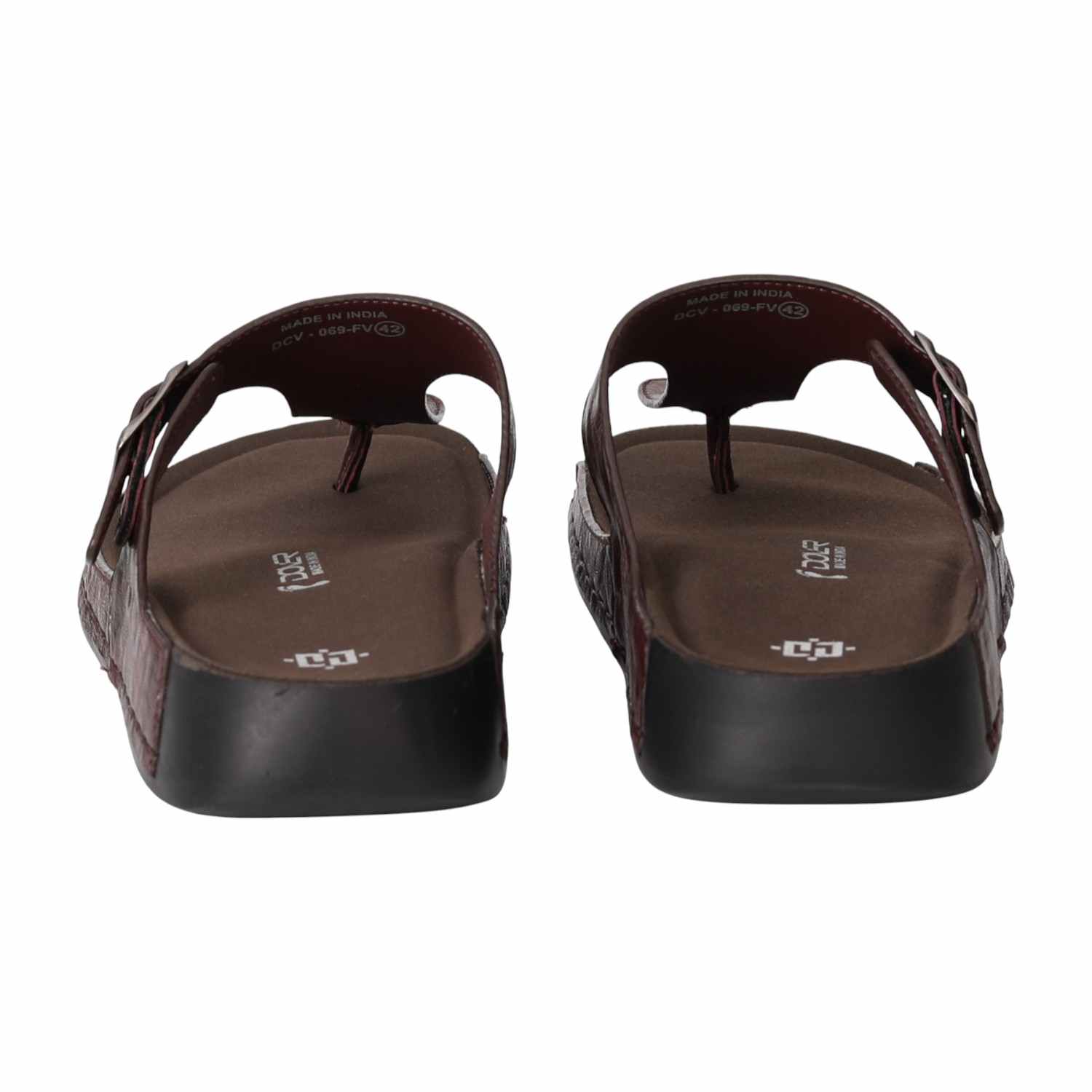 Men Brown ClassicEase Thong Chappals