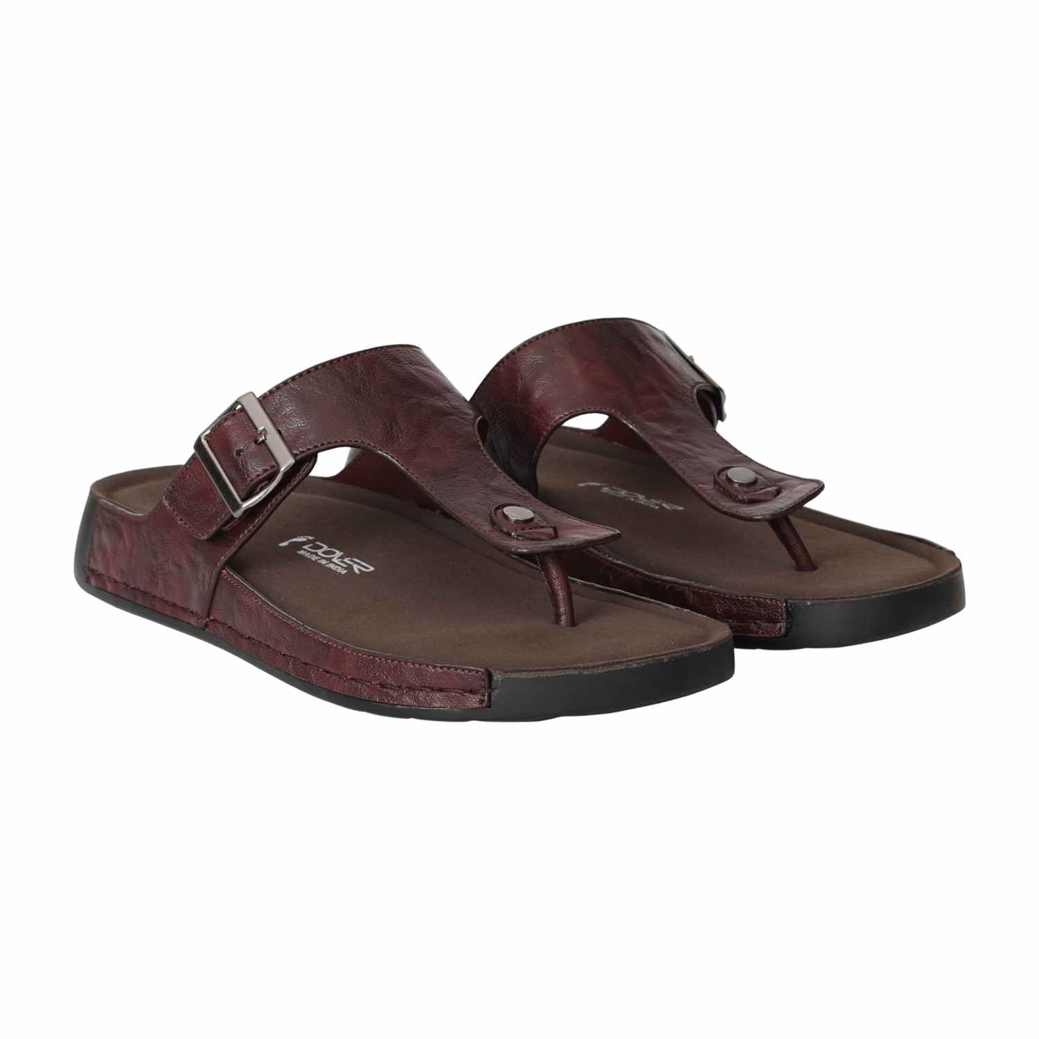 Men Brown ClassicEase Thong Chappals