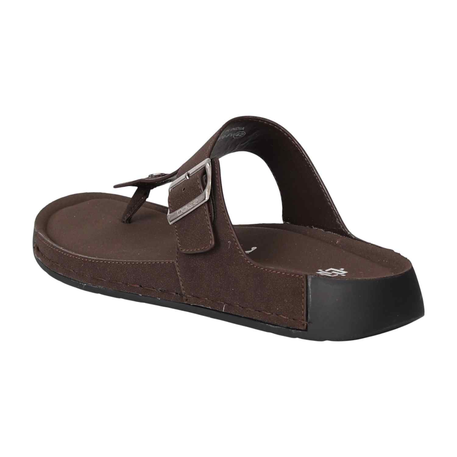 Men Brown EasyBuckle Chappals