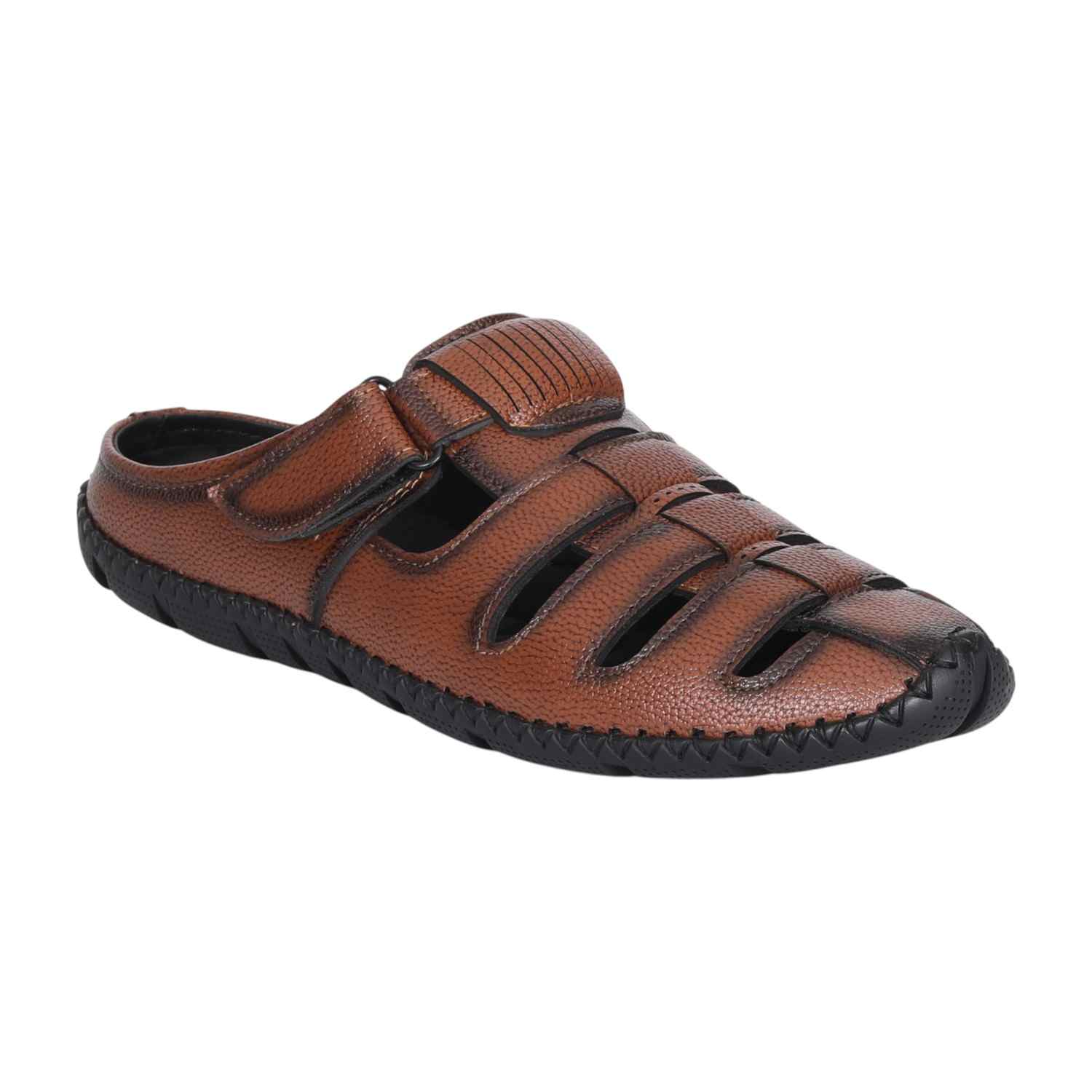 Men Tan Fisherman Comfort Sandal